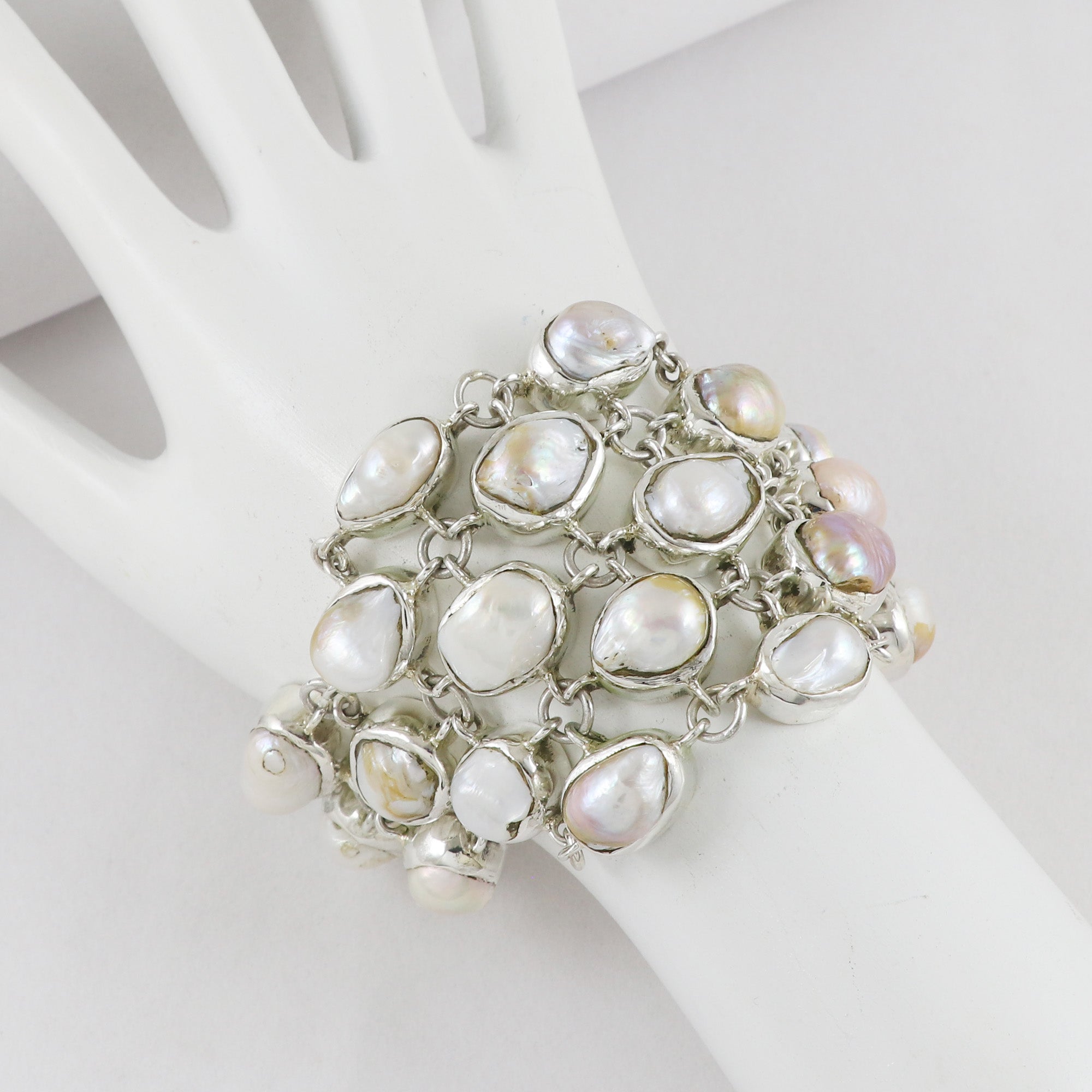 Natural Sterling Silver 925 Bracelet