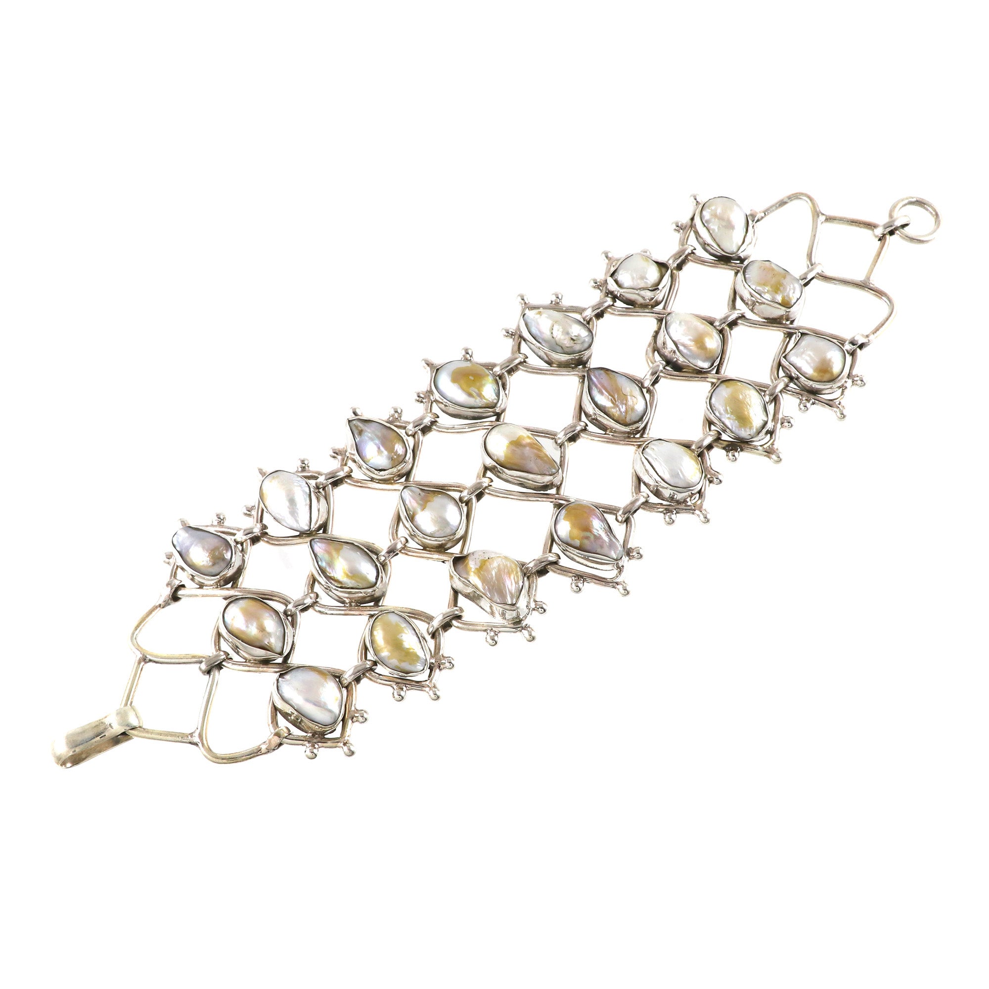 Natural Sterling Silver 925 Bracelet
