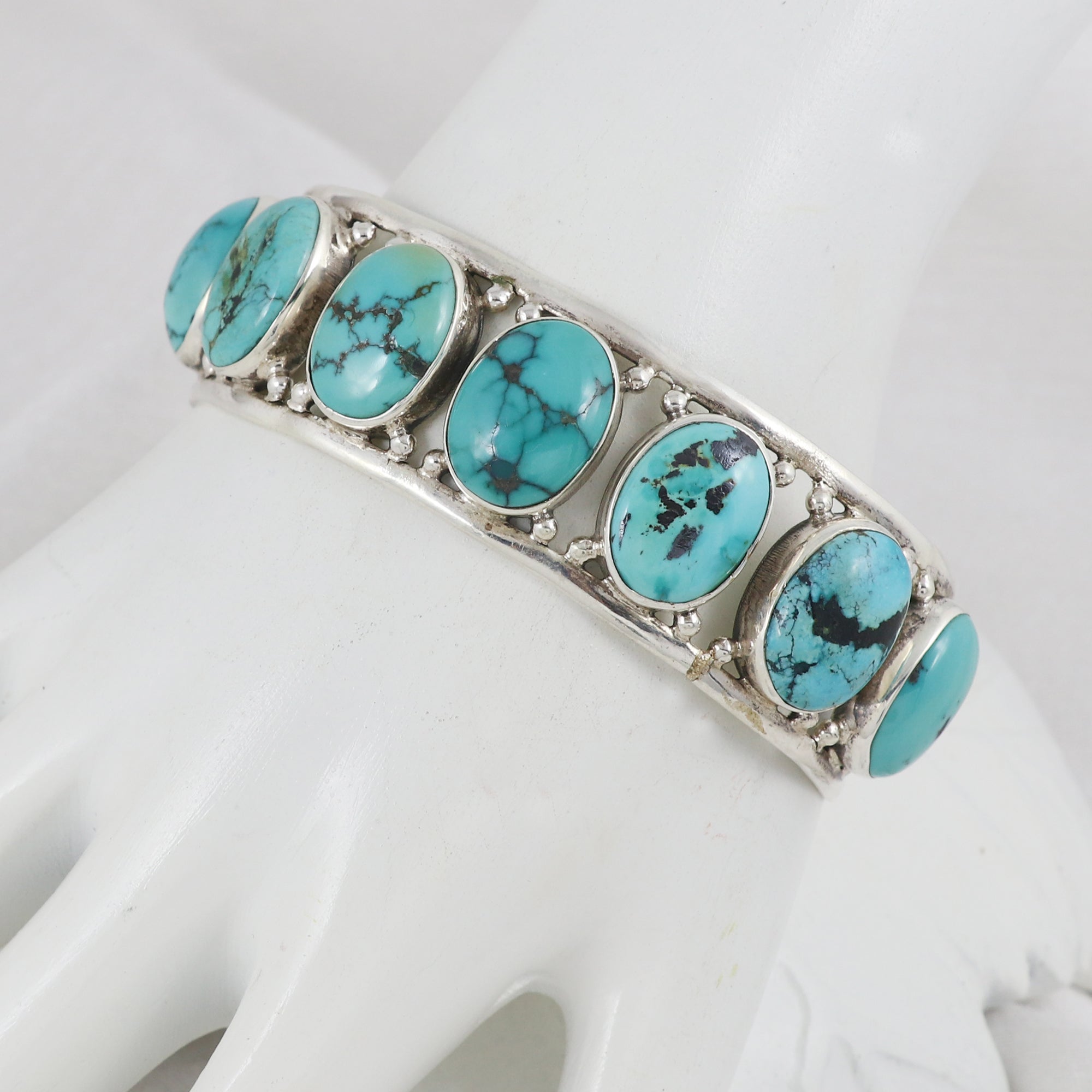 Turquoise Cuff 925 Silver