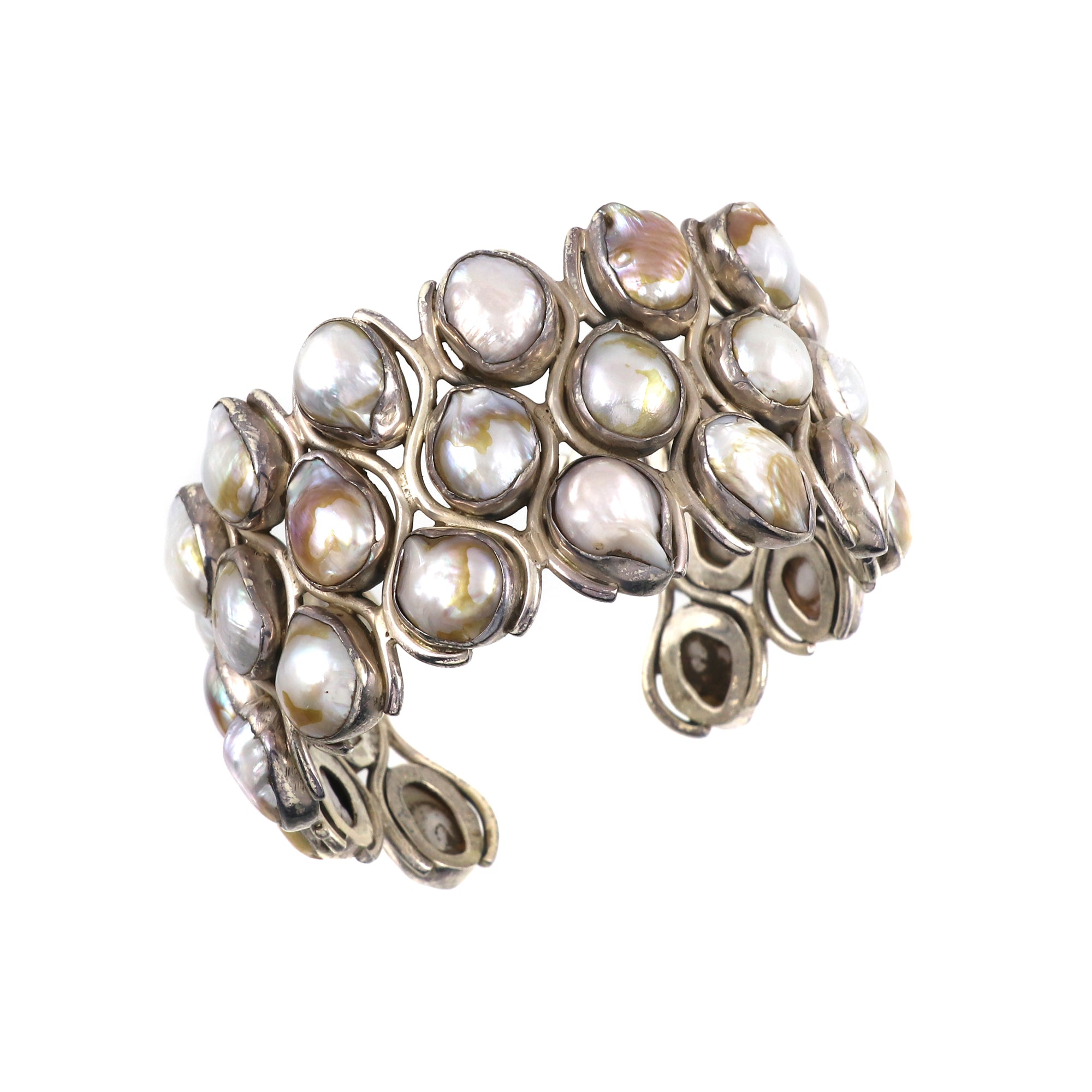 Pearl Gemstone Cuff