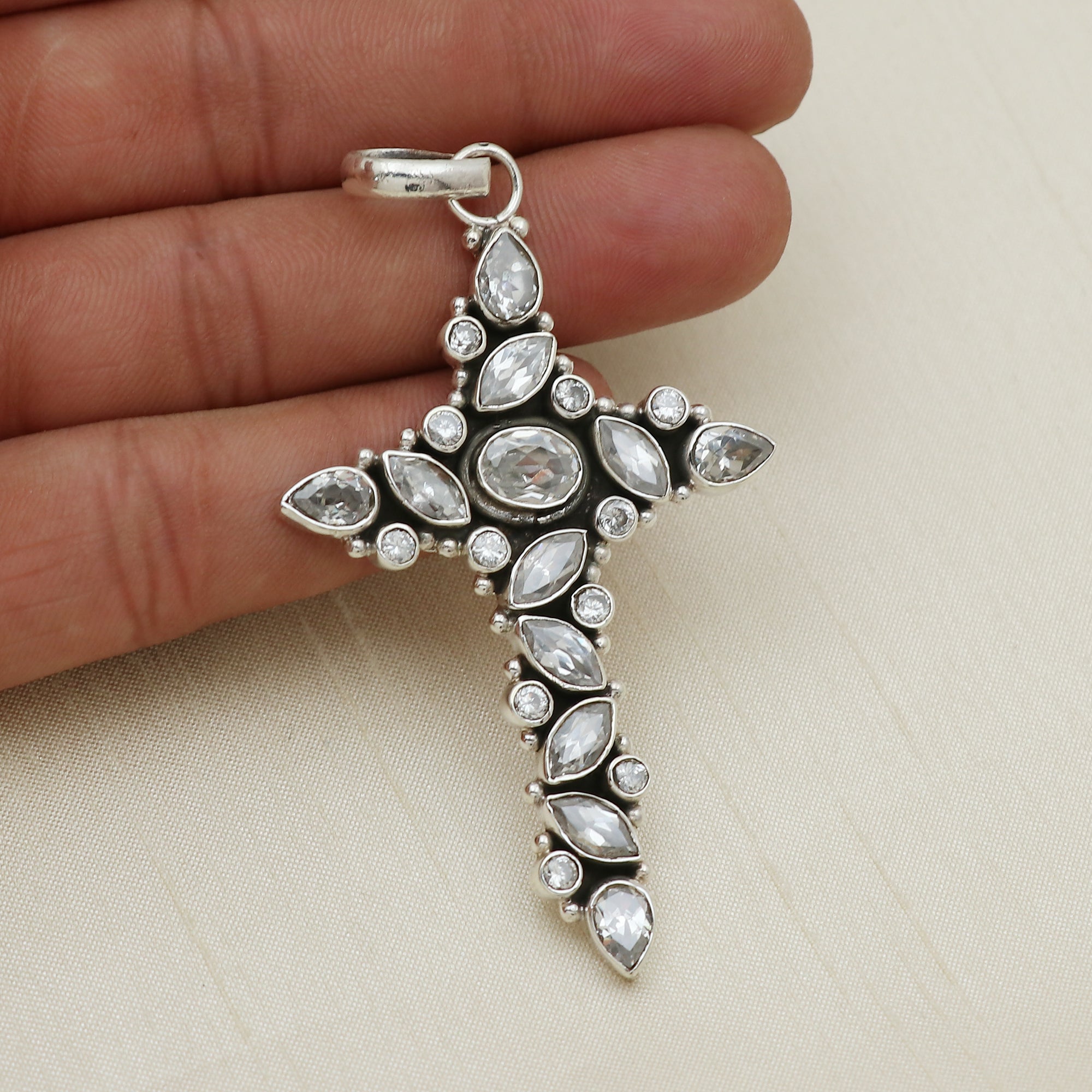 Designer Cubic Zirconia Pendent