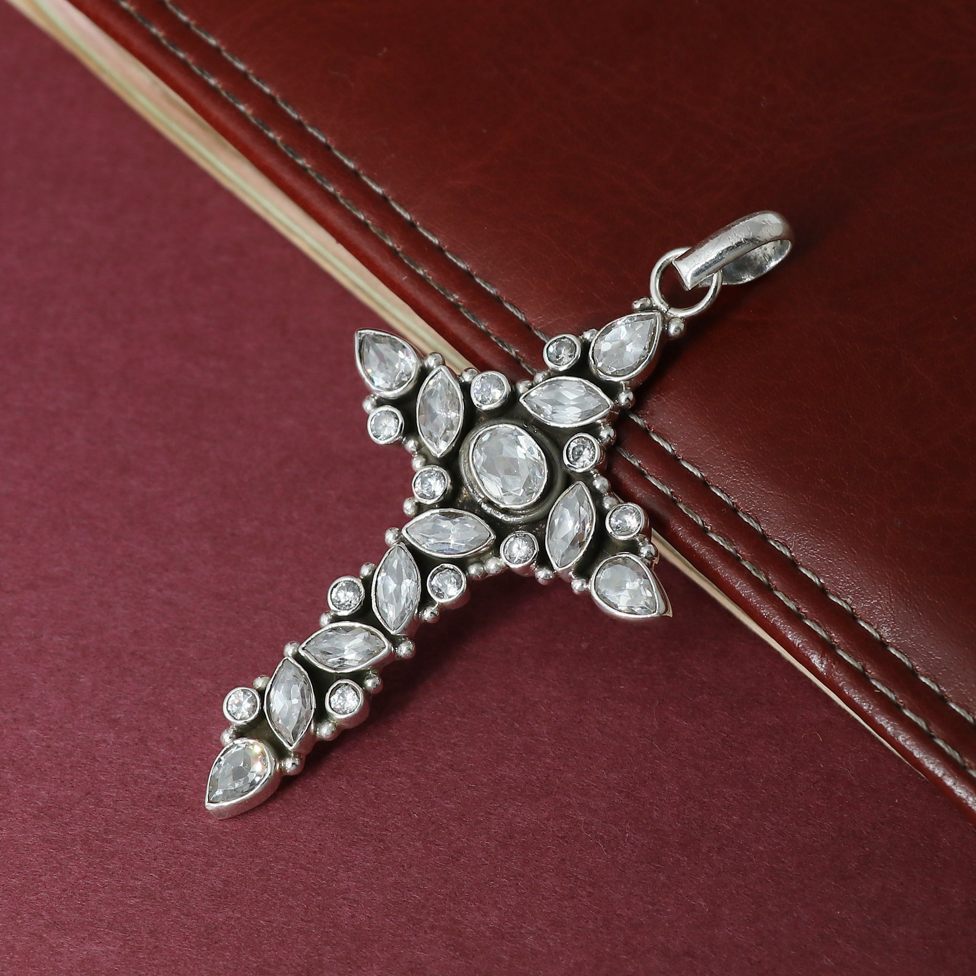 Designer Cubic Zirconia Pendent