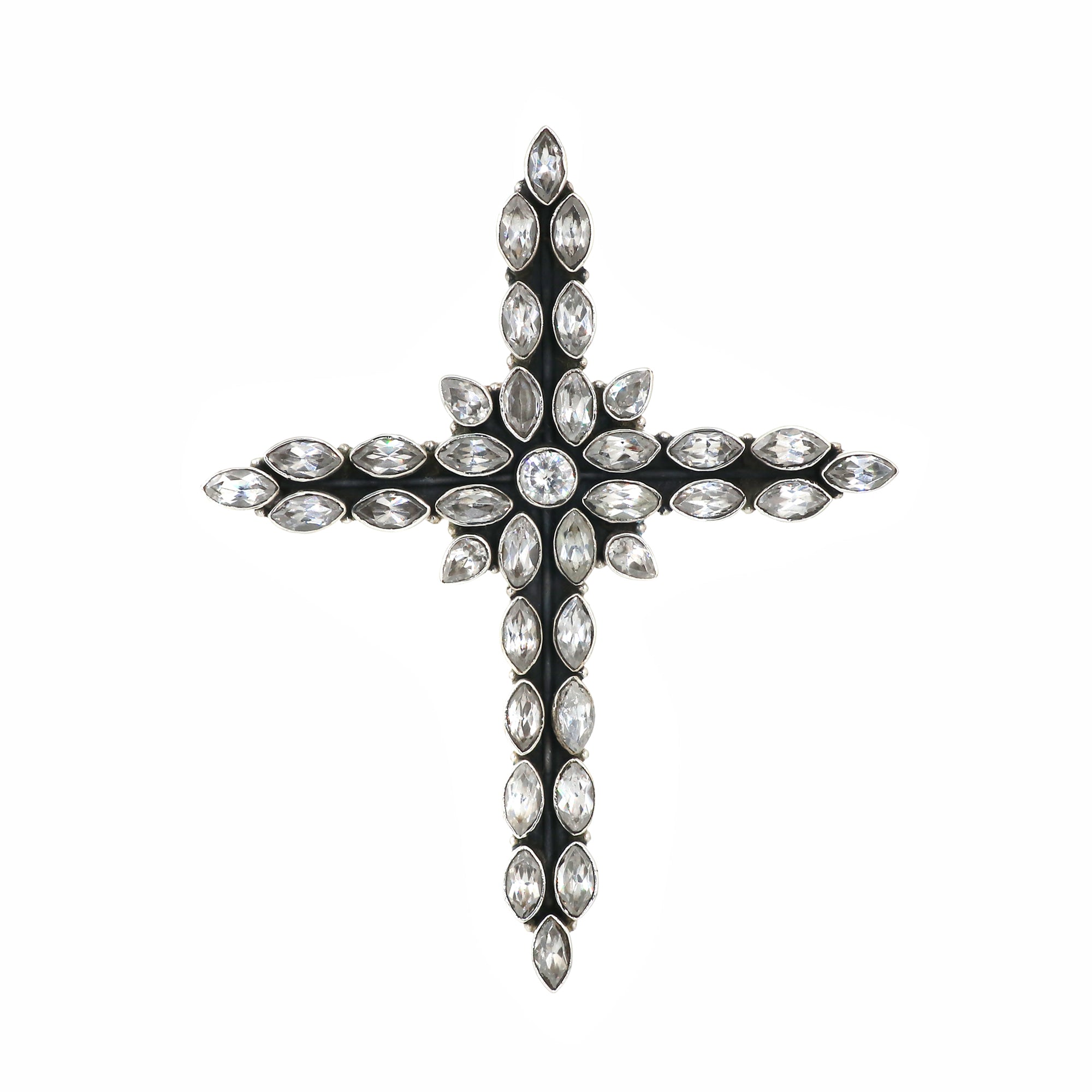 Sterling Silver Cubic Zirconia Gemstone Pendant