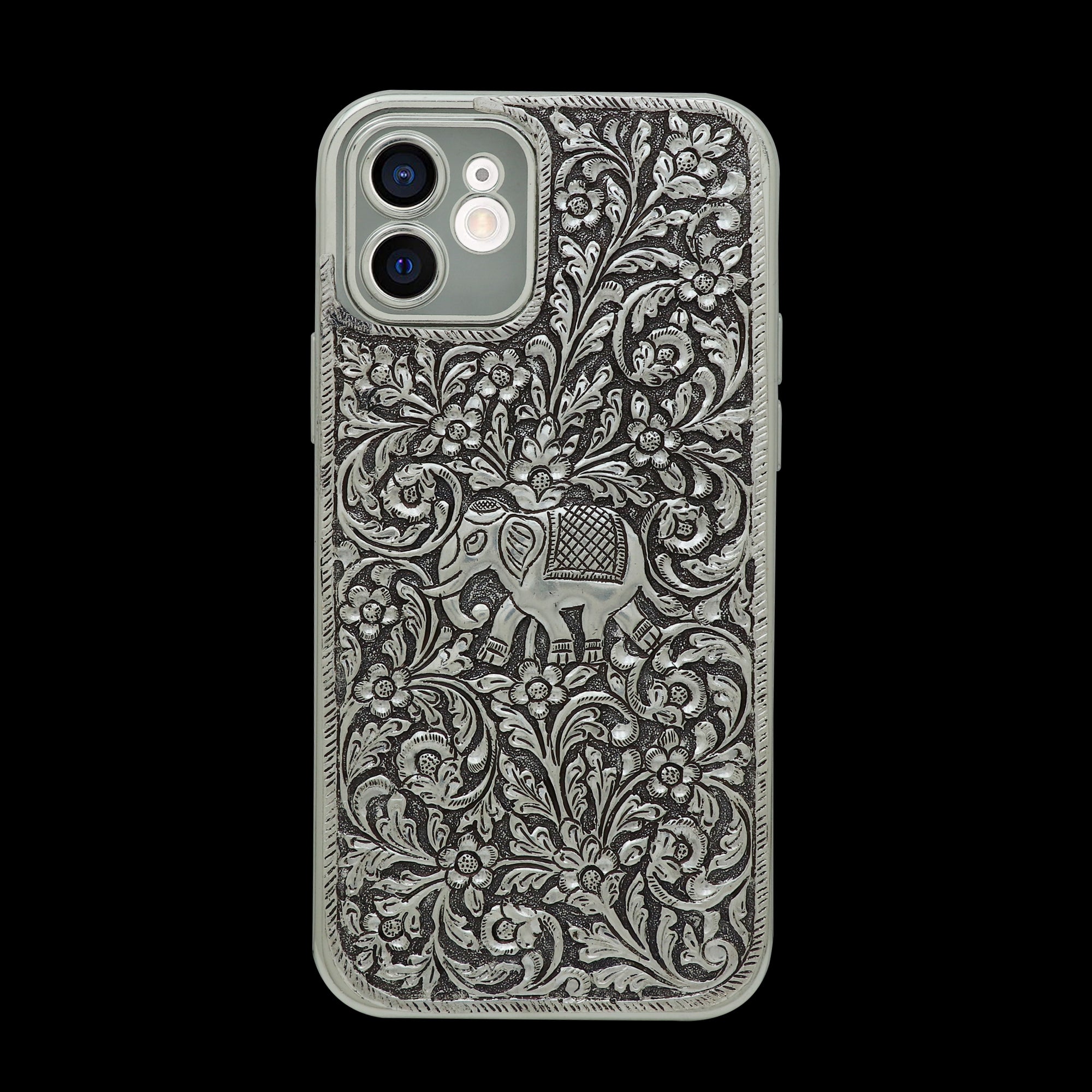 Silver Elephant Phone Cover