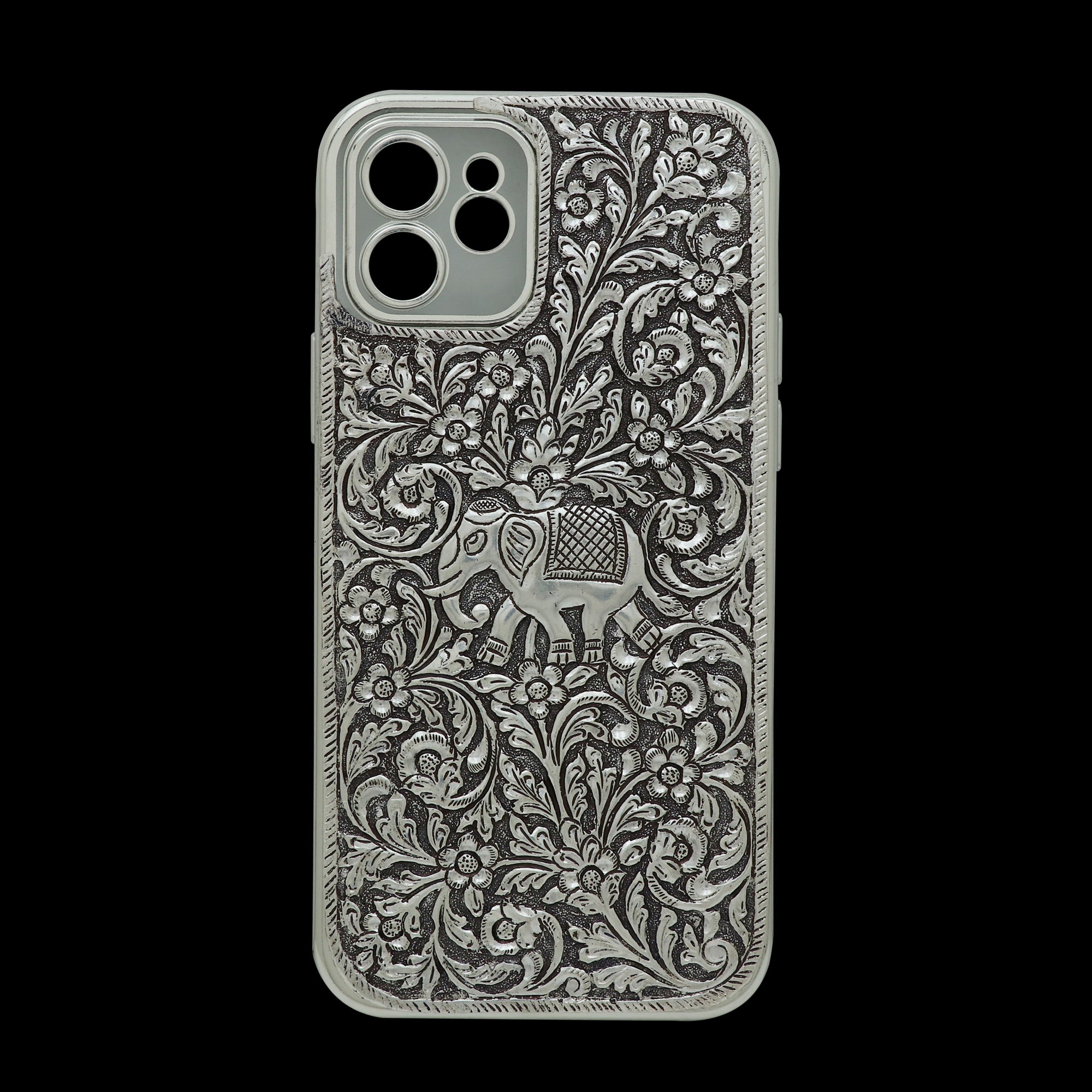 Silver Elephant Phone Cover