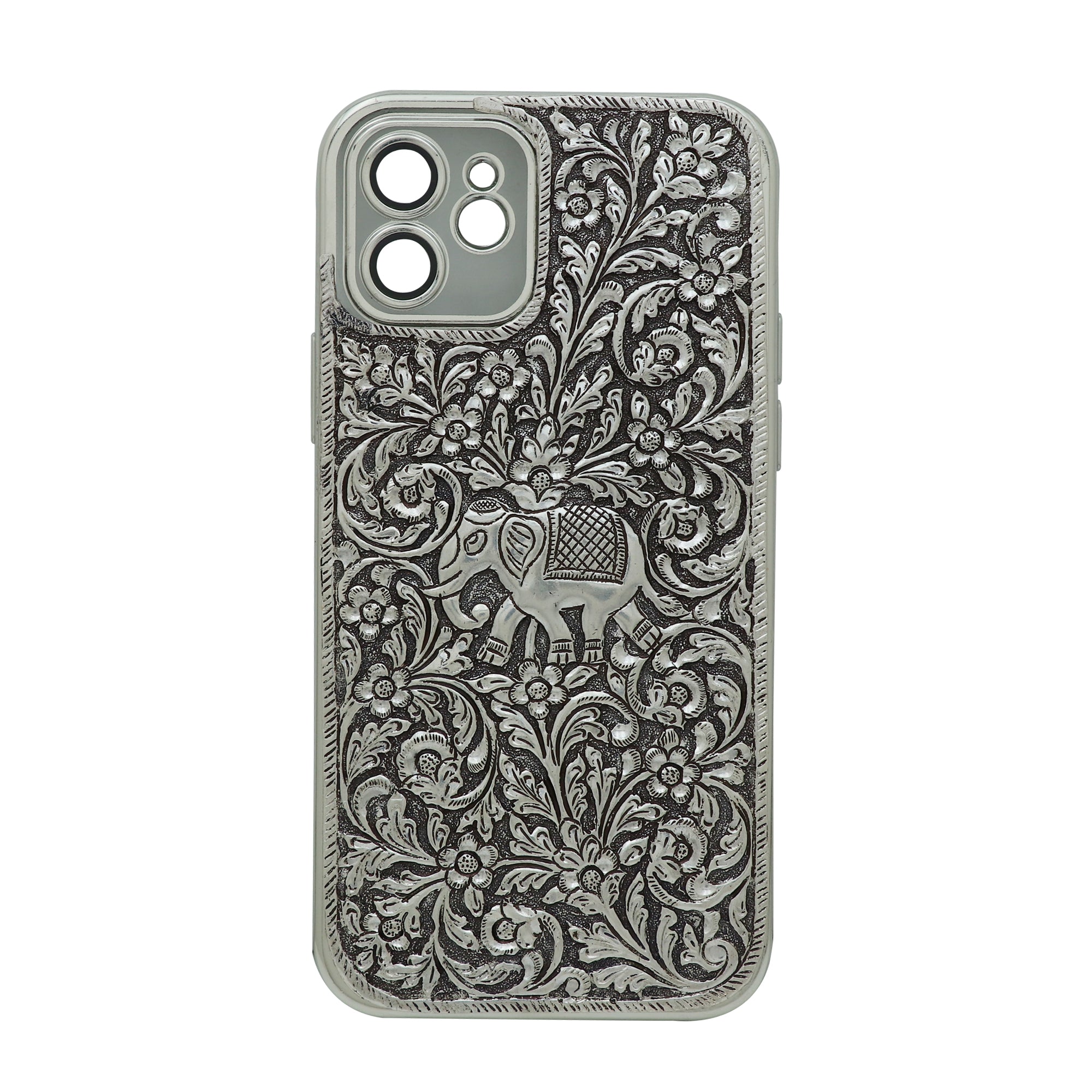 Silver Elephant Phone Cover