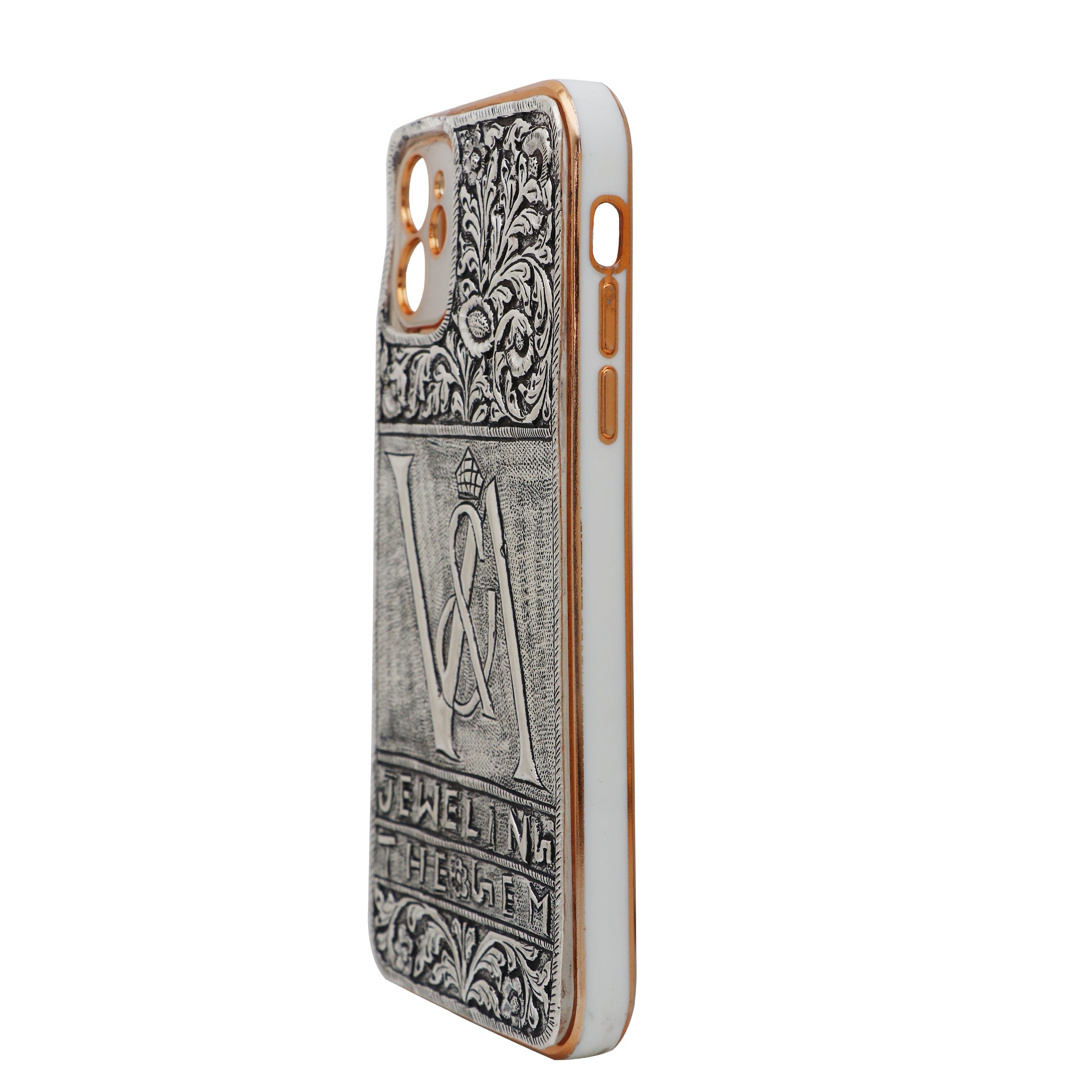Customised Silver Phone Cover