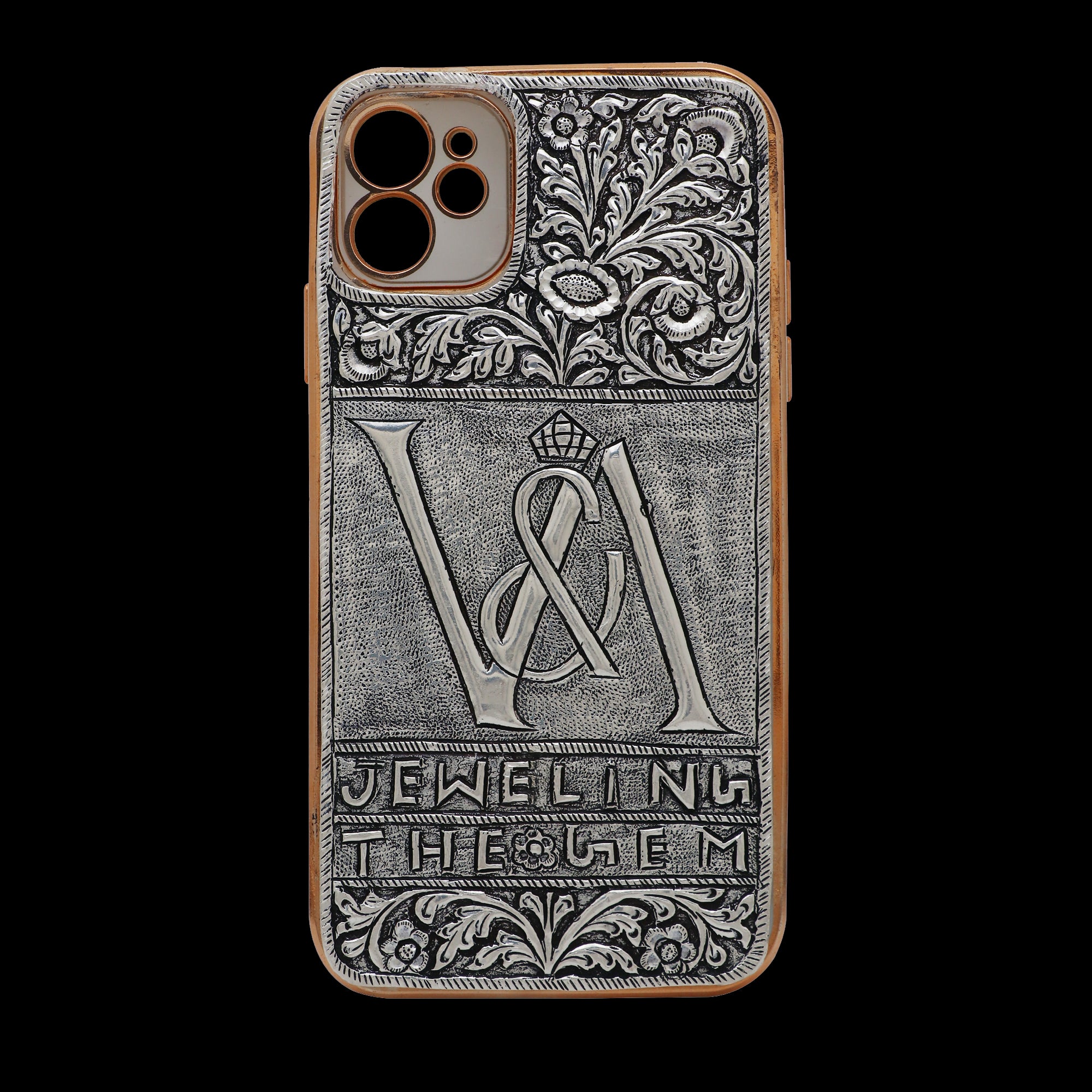 Customised Silver Phone Cover