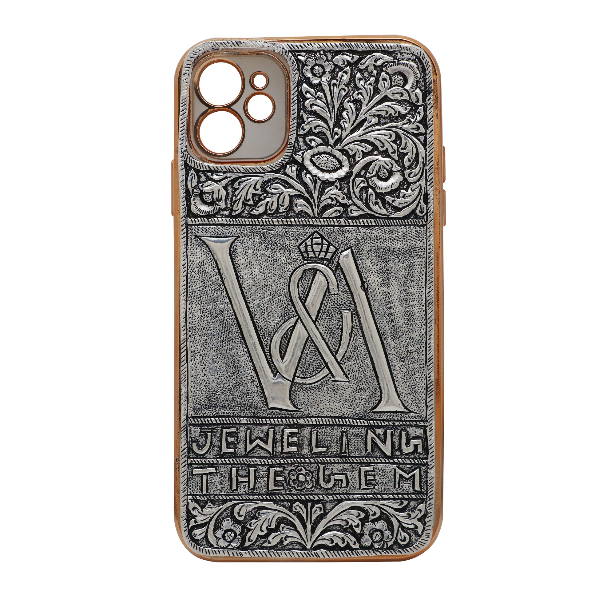 Customised Silver Phone Cover