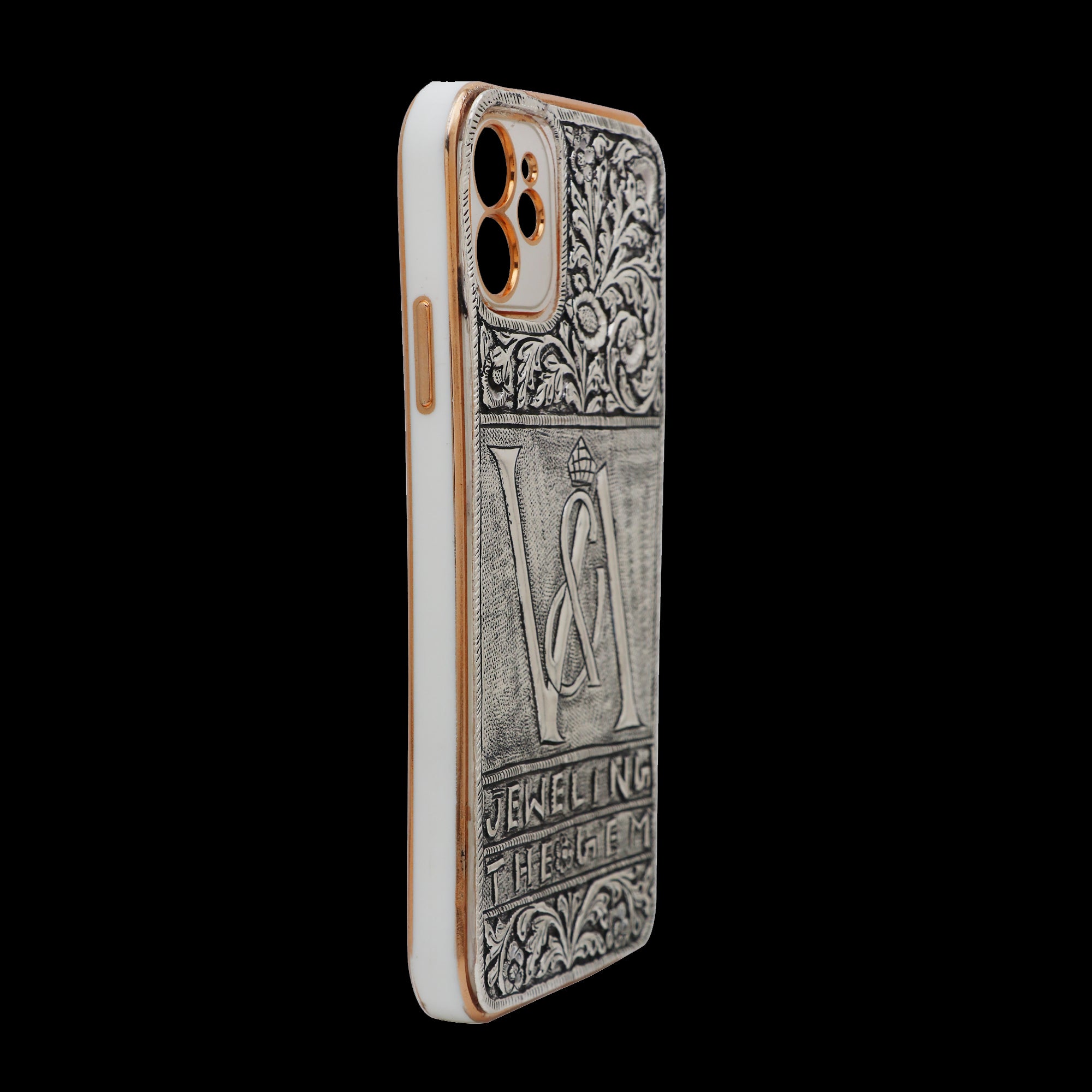 Customised Silver Phone Cover