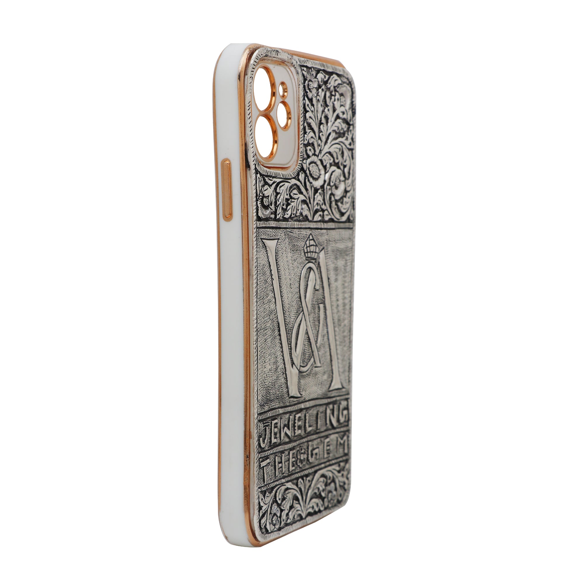 Customised Silver Phone Cover