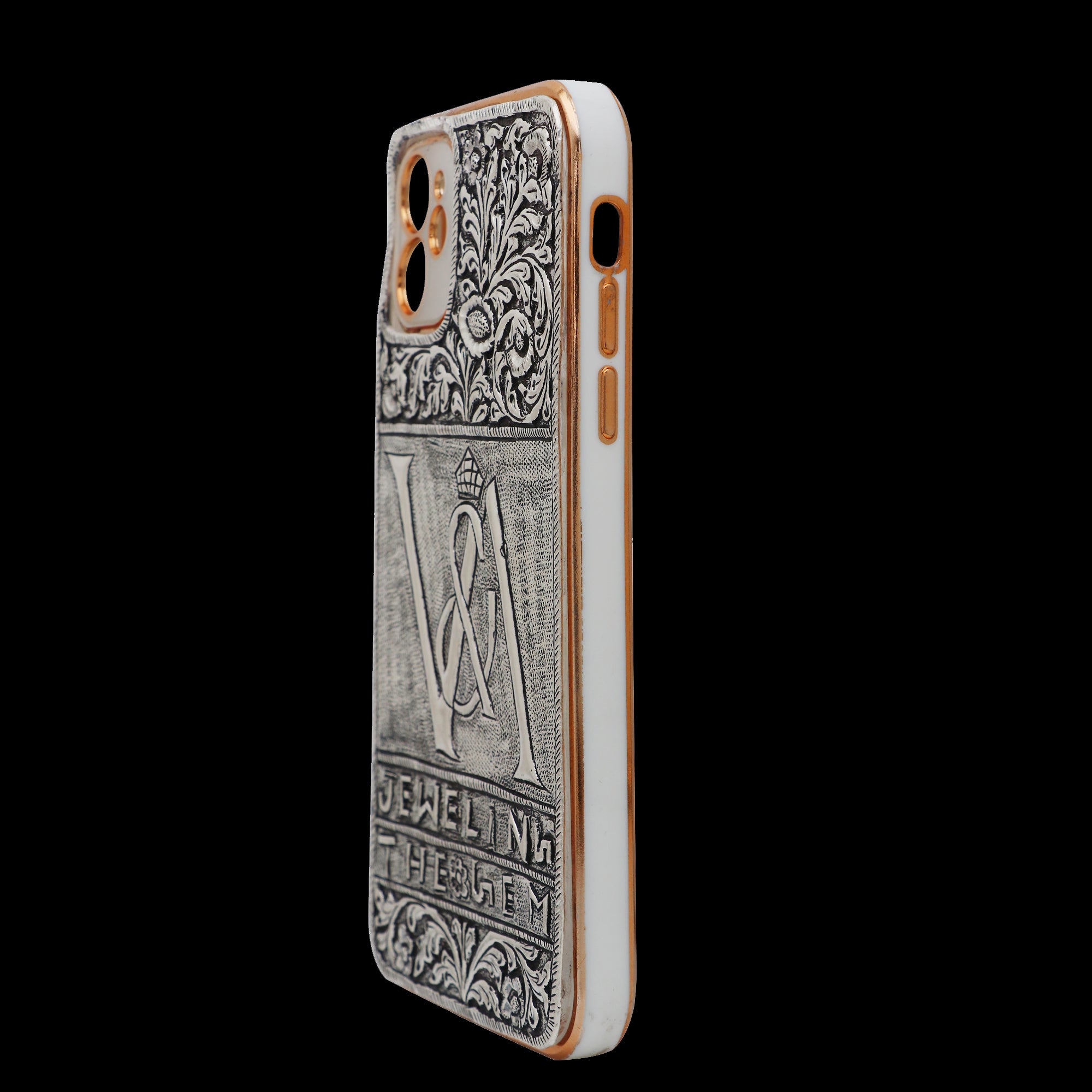 Customised Silver Phone Cover