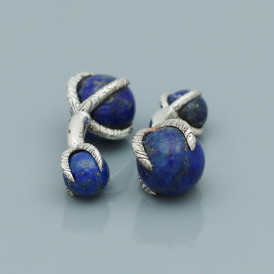 Claw Lapis Lazuli Cufflinks