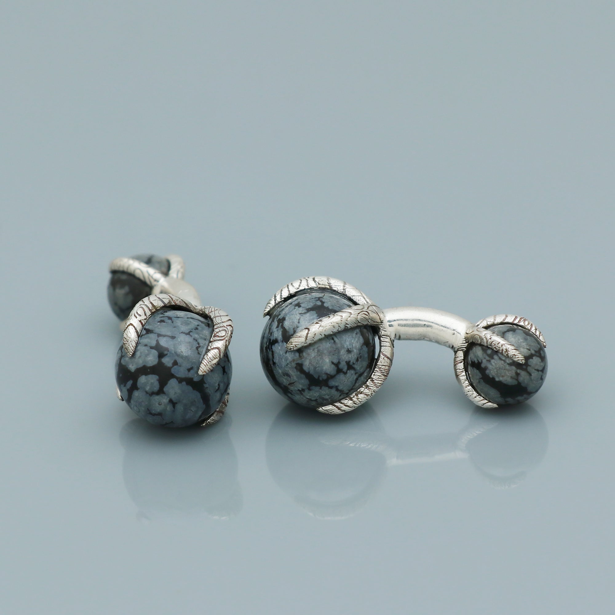 Claw Charcoal Cufflinks