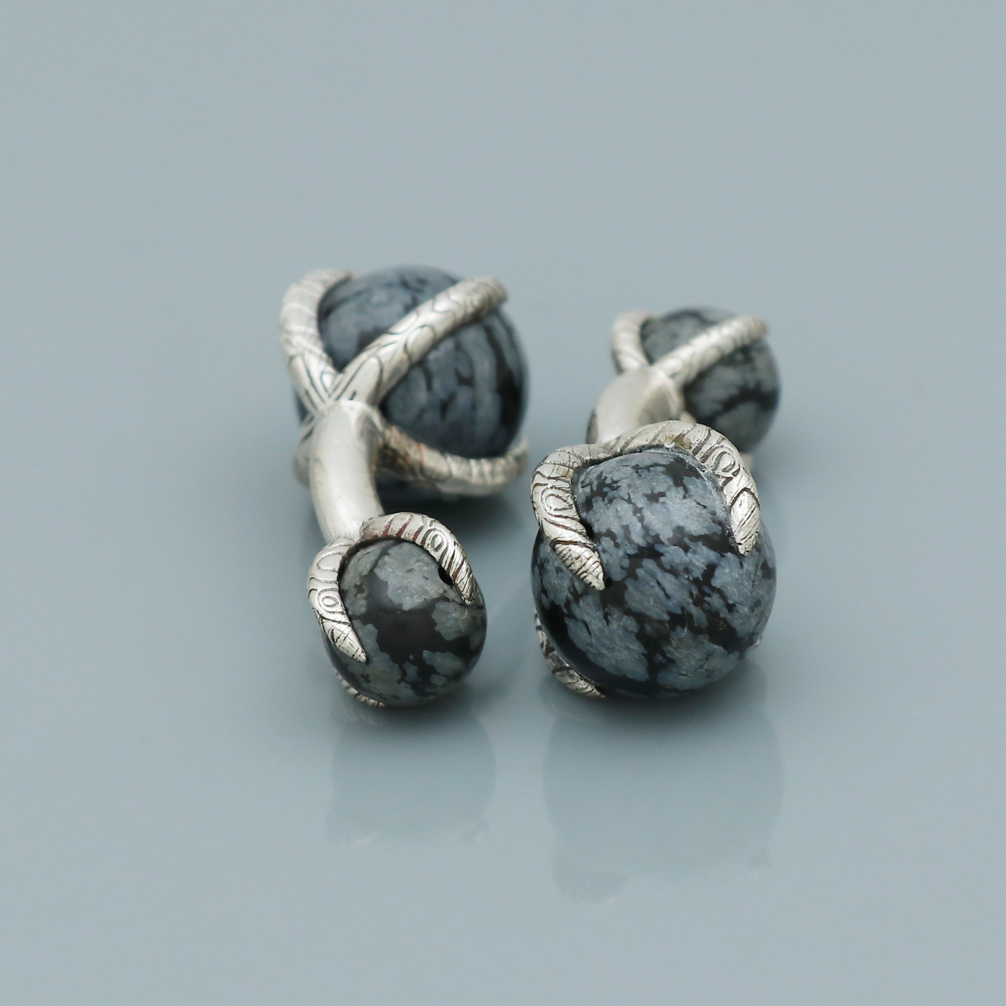 Claw Charcoal Cufflinks