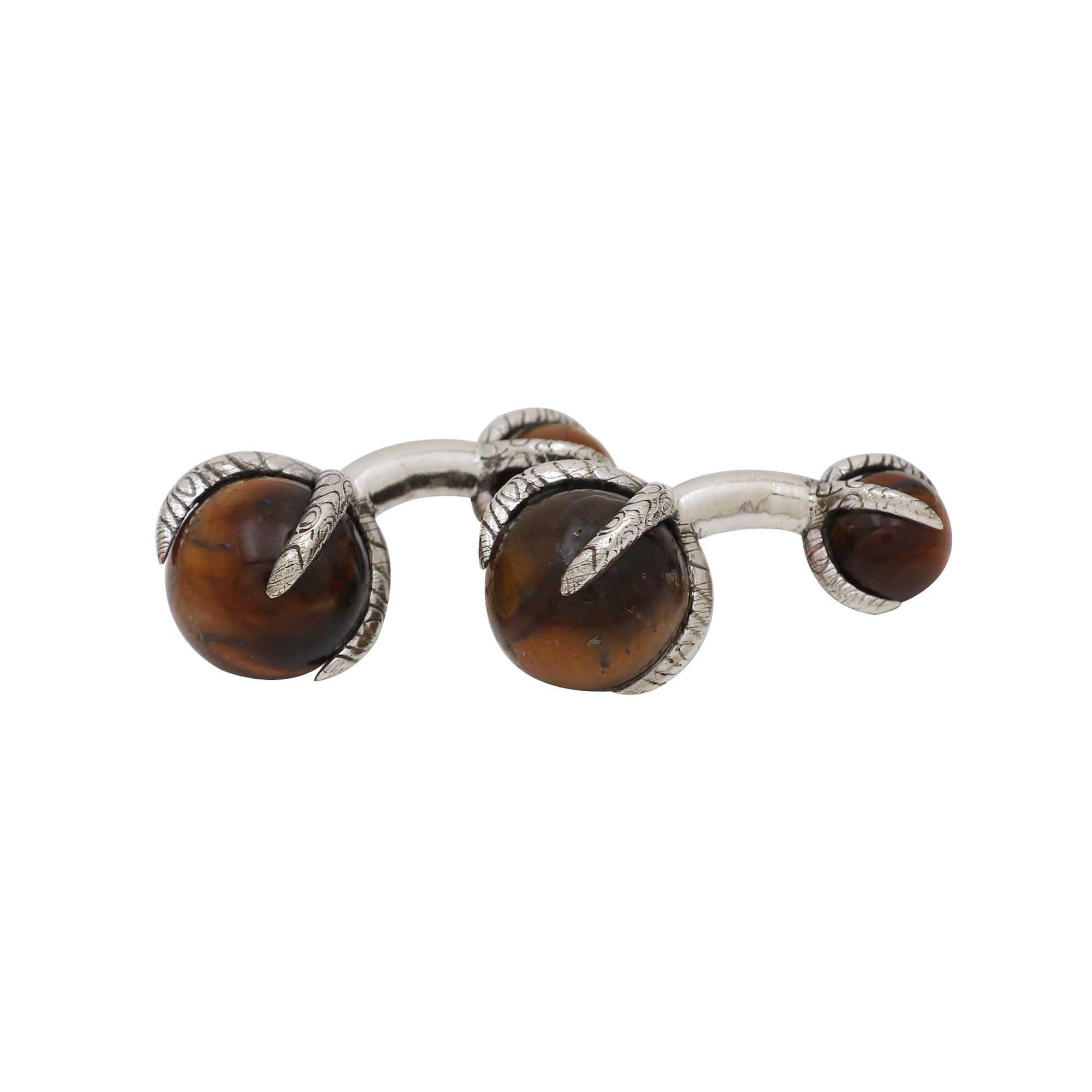 Claw Tiger Eye Cufflinks