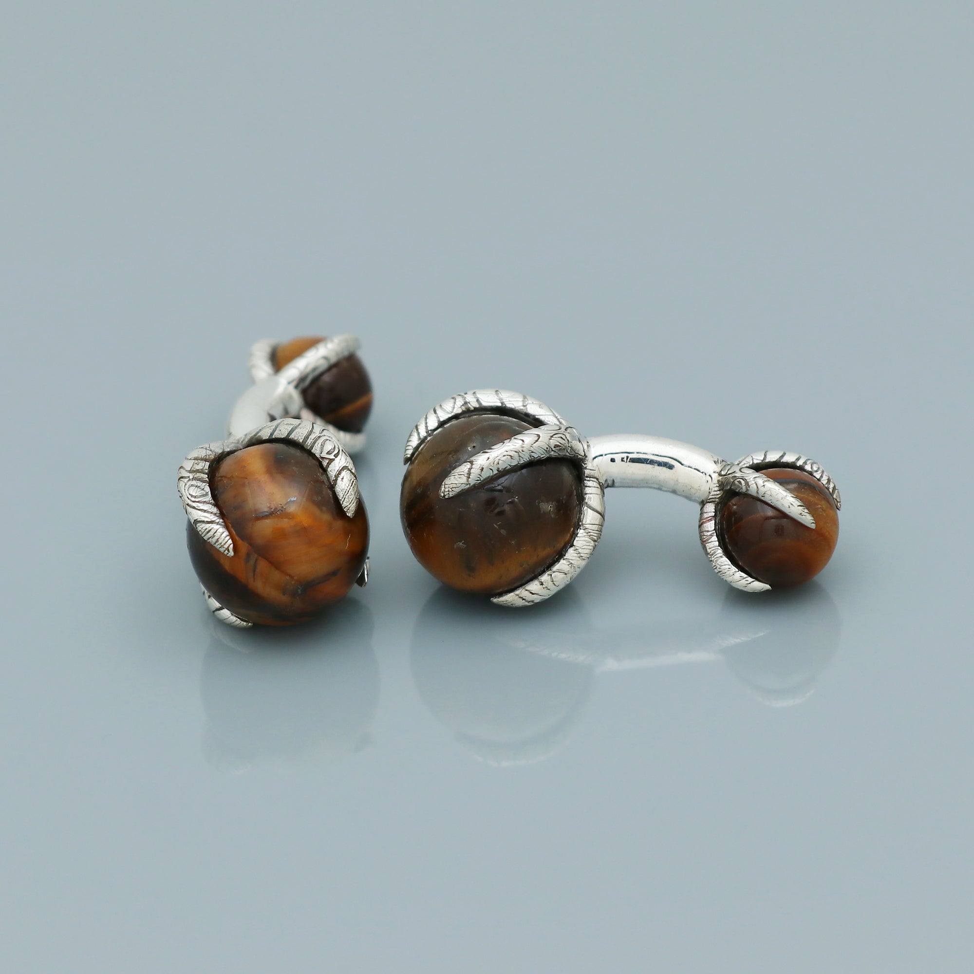 Claw Tiger Eye Cufflinks