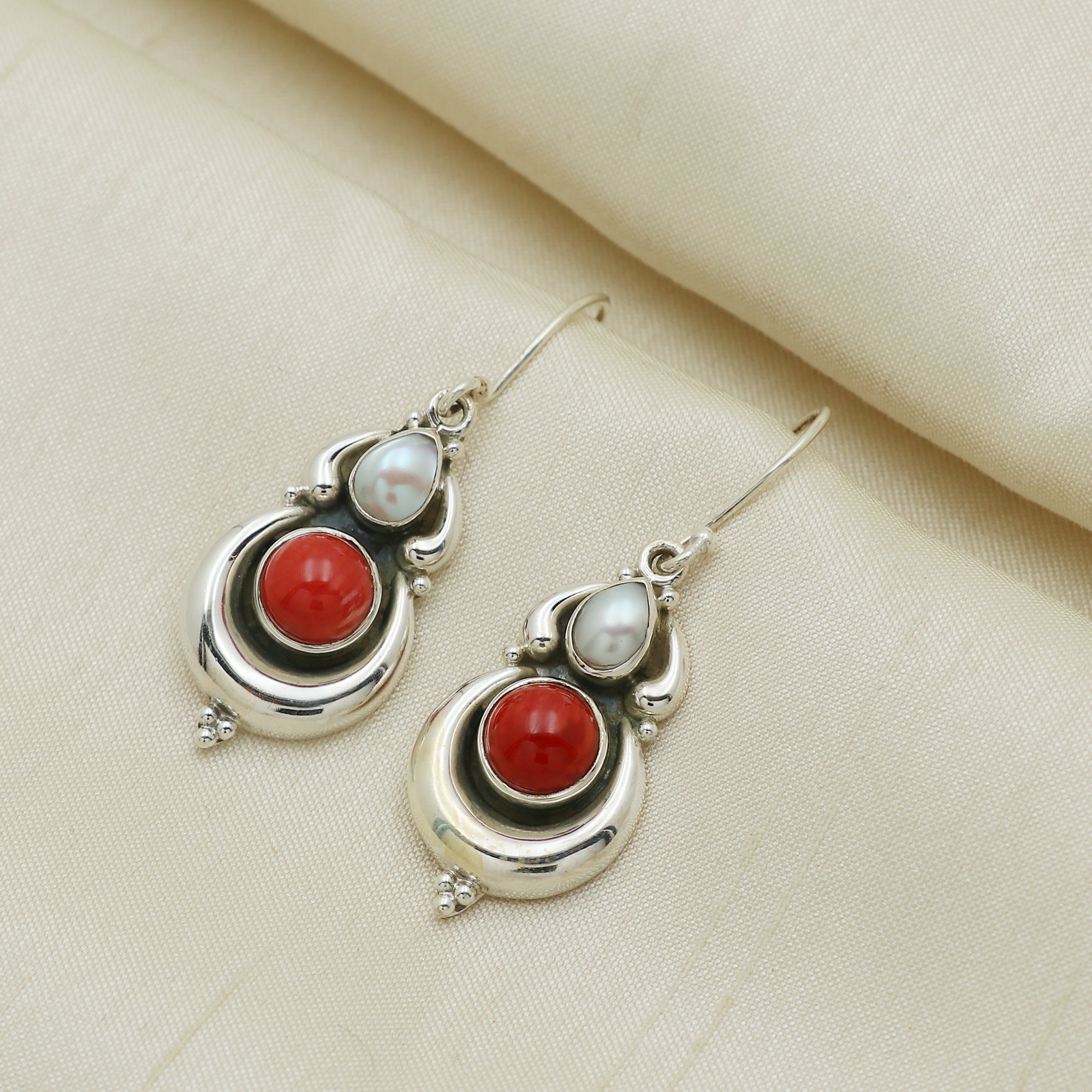Nazra Coral Earring