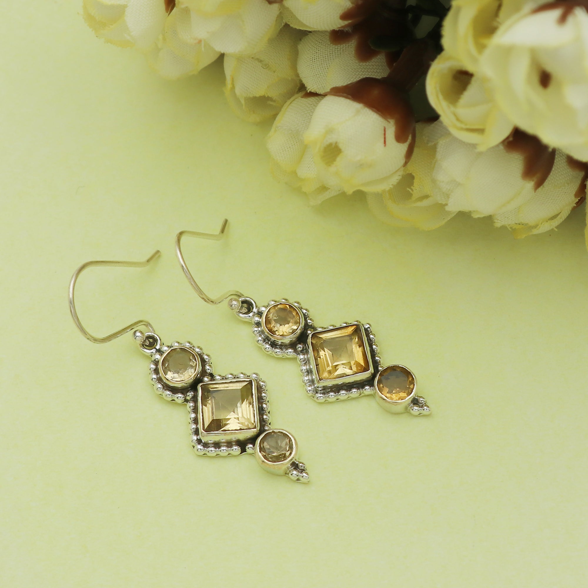Zarin Citrine Earring