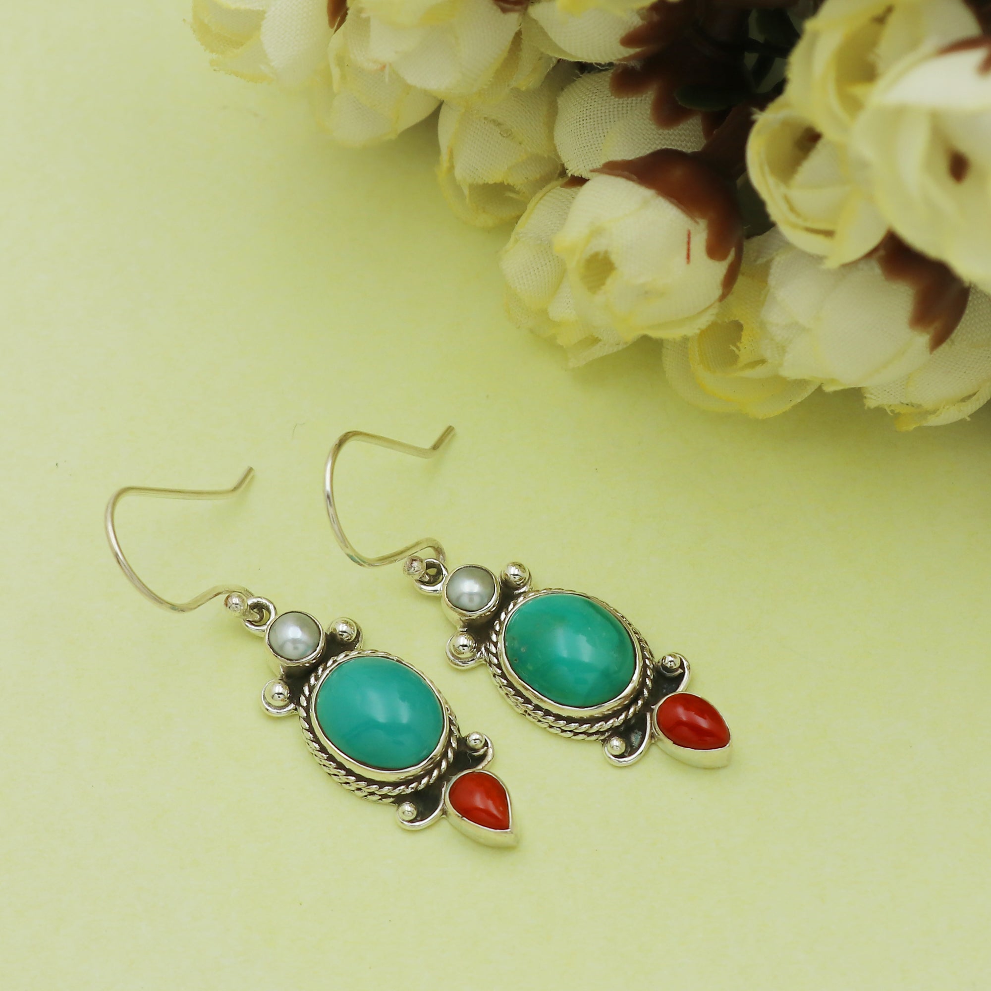 Kirti Turquoise Earrings