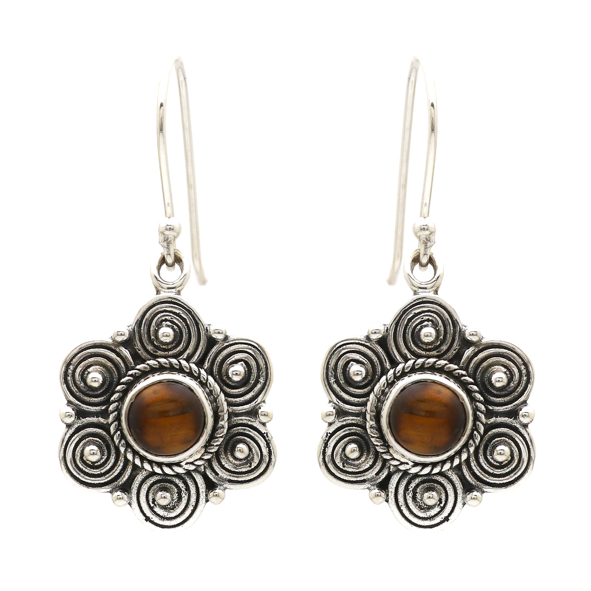 Kusum Tiger's Eye Earrings