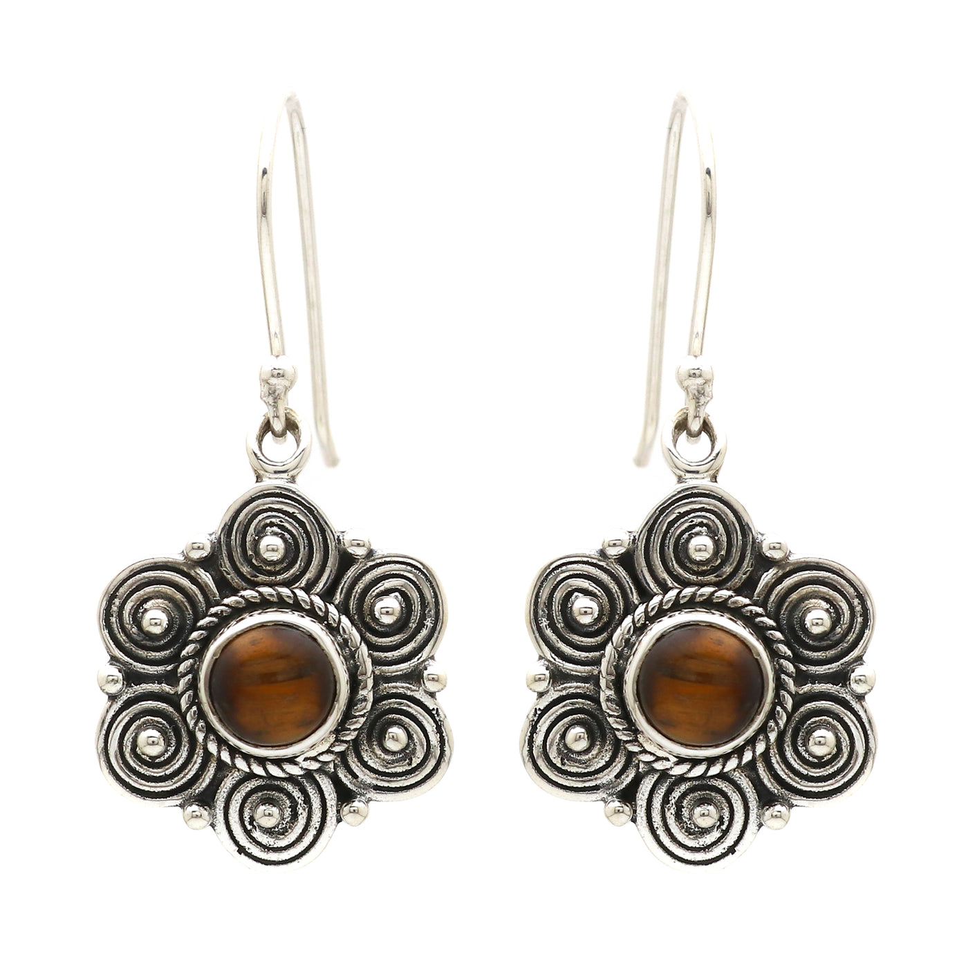 Kusum Tiger's Eye Earrings