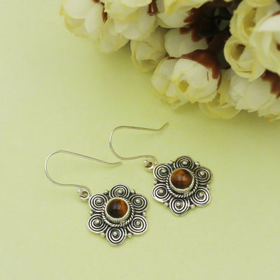 Kusum Tiger's Eye Earrings