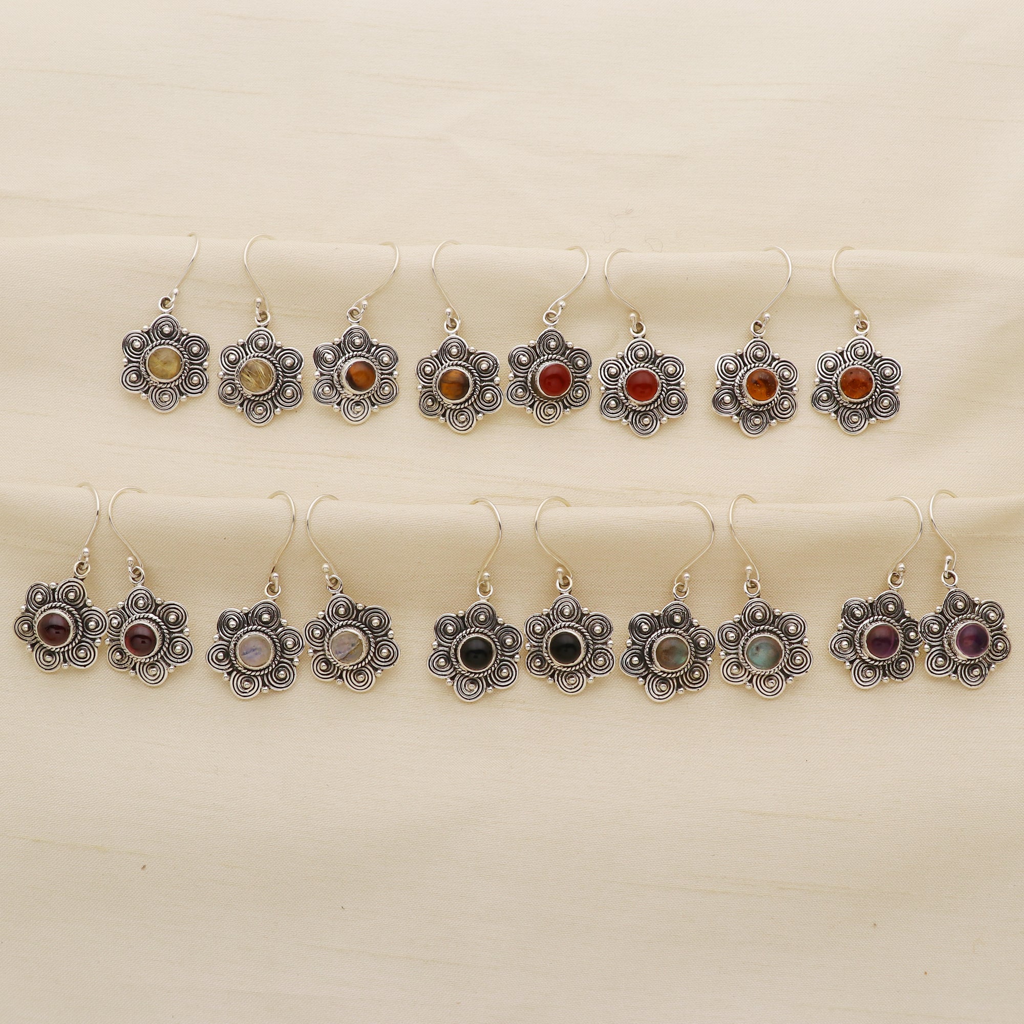 Kusum Tiger's Eye Earrings
