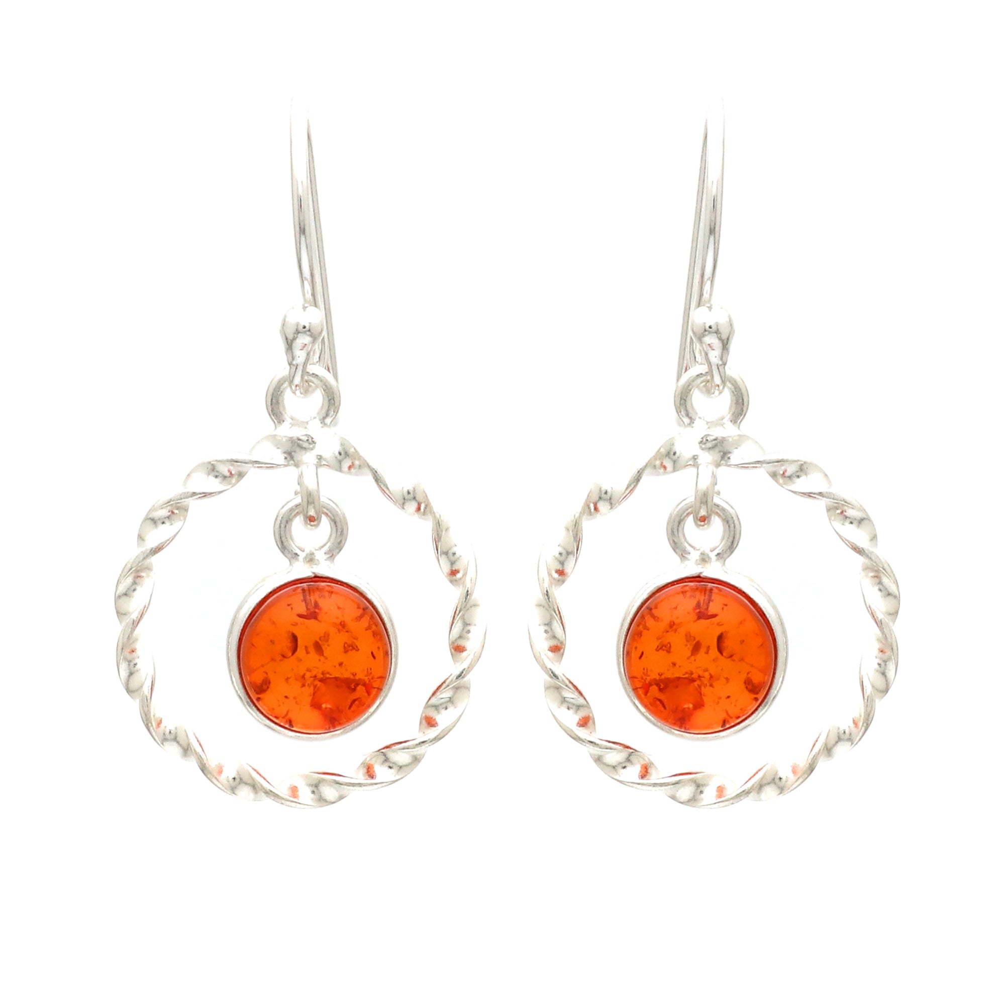 Twisted Round Earring