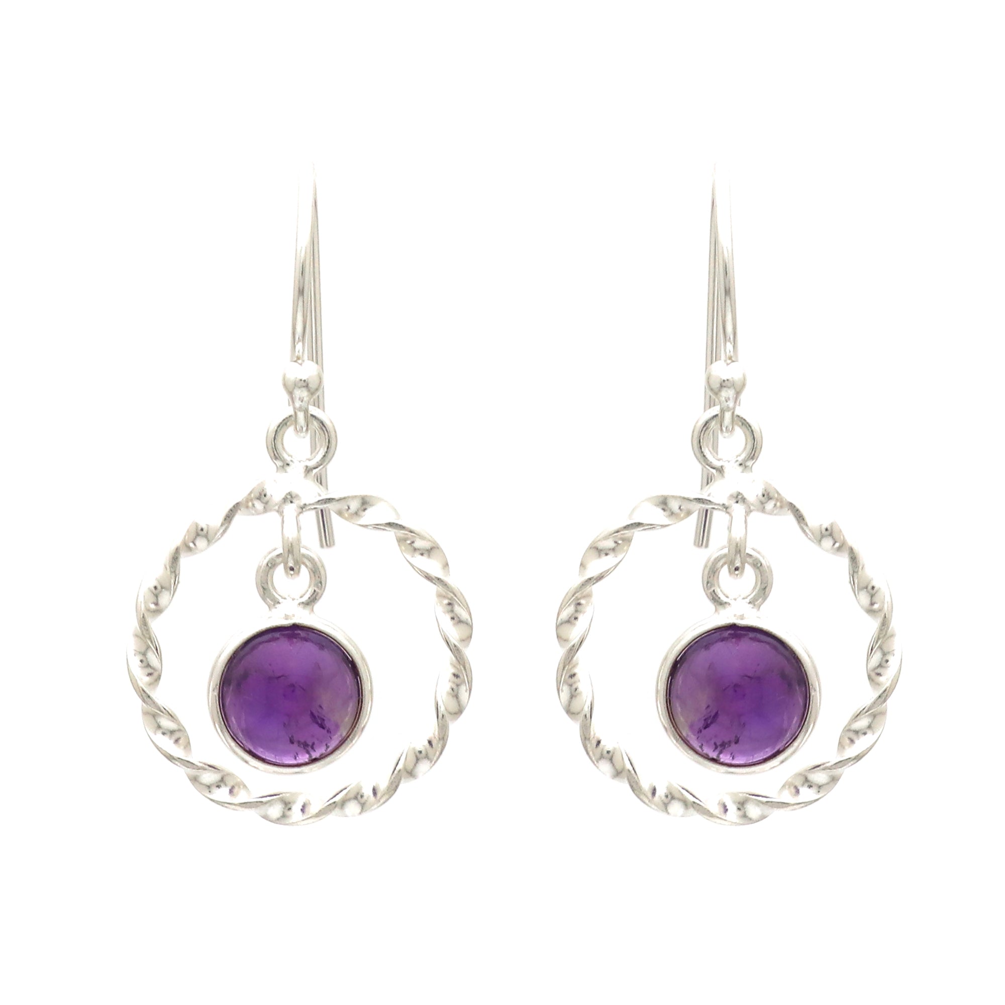 Twisted Round Earring