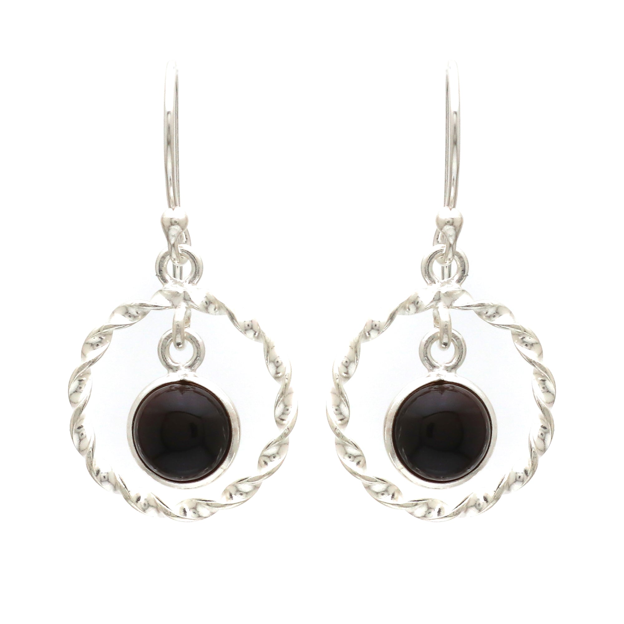 Twisted Round Earring