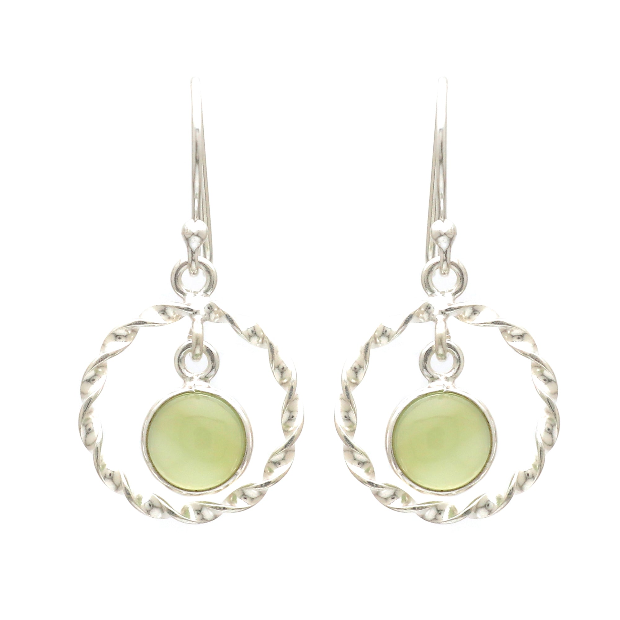 Twisted Round Earring