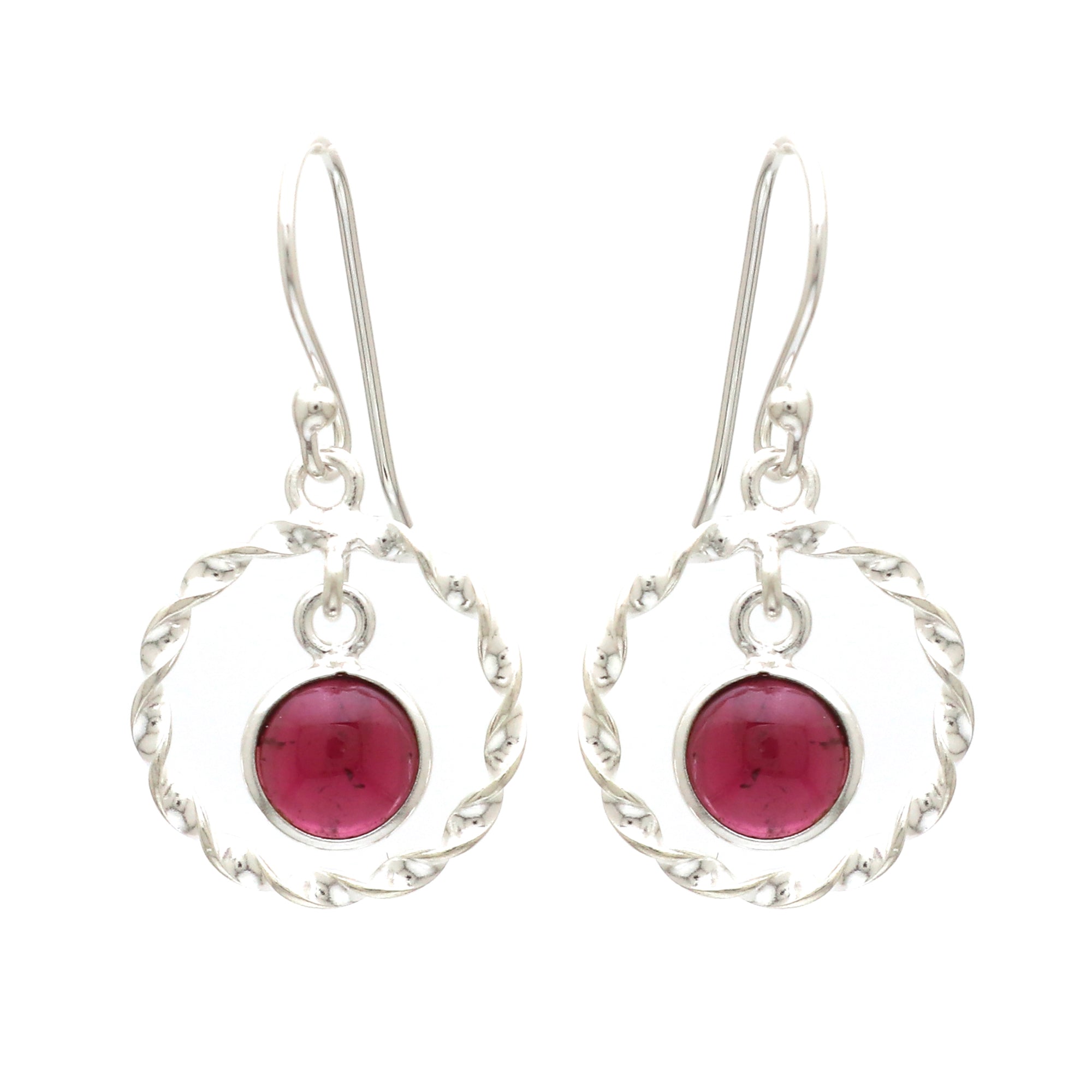 Twisted Round Earring