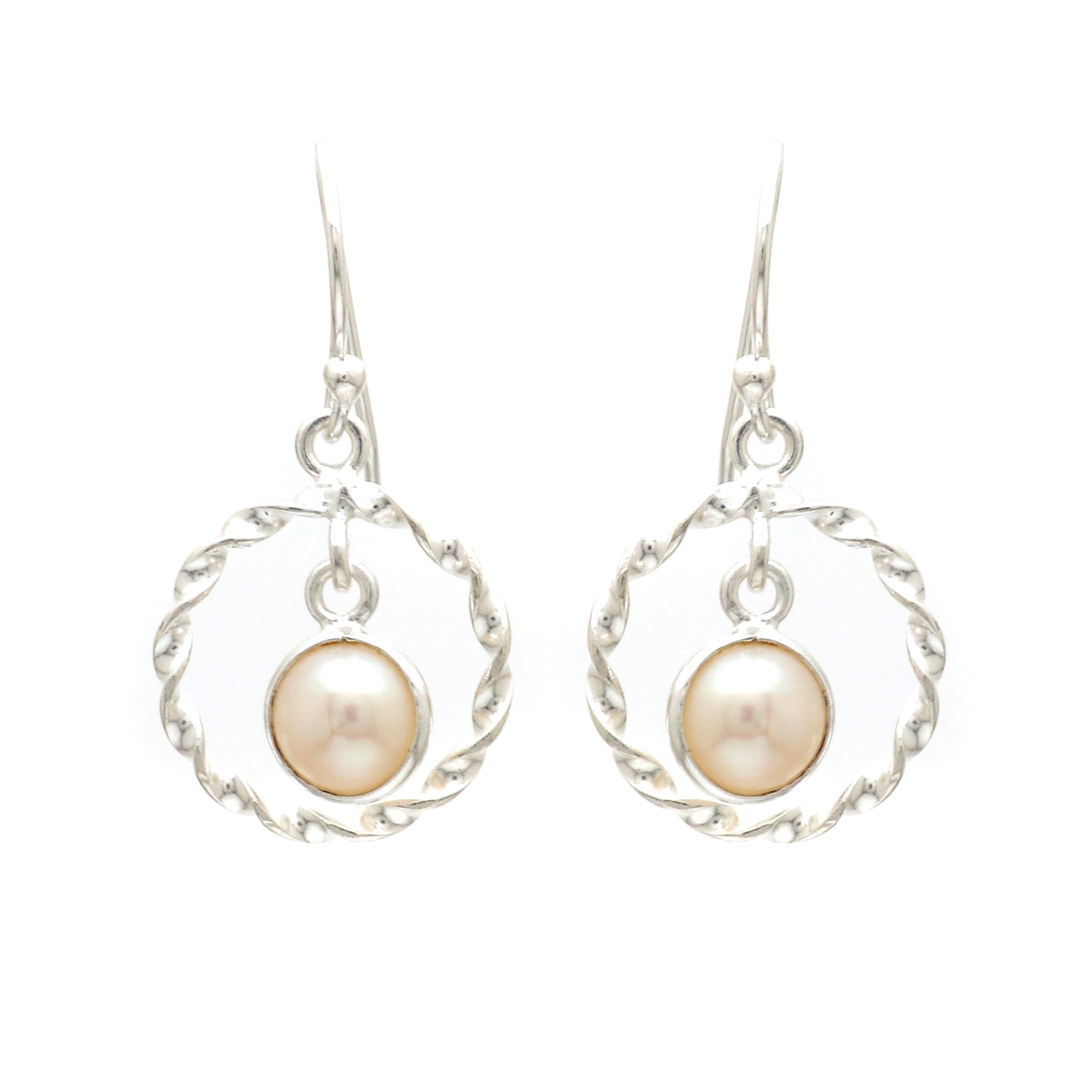 Twisted Round Earring