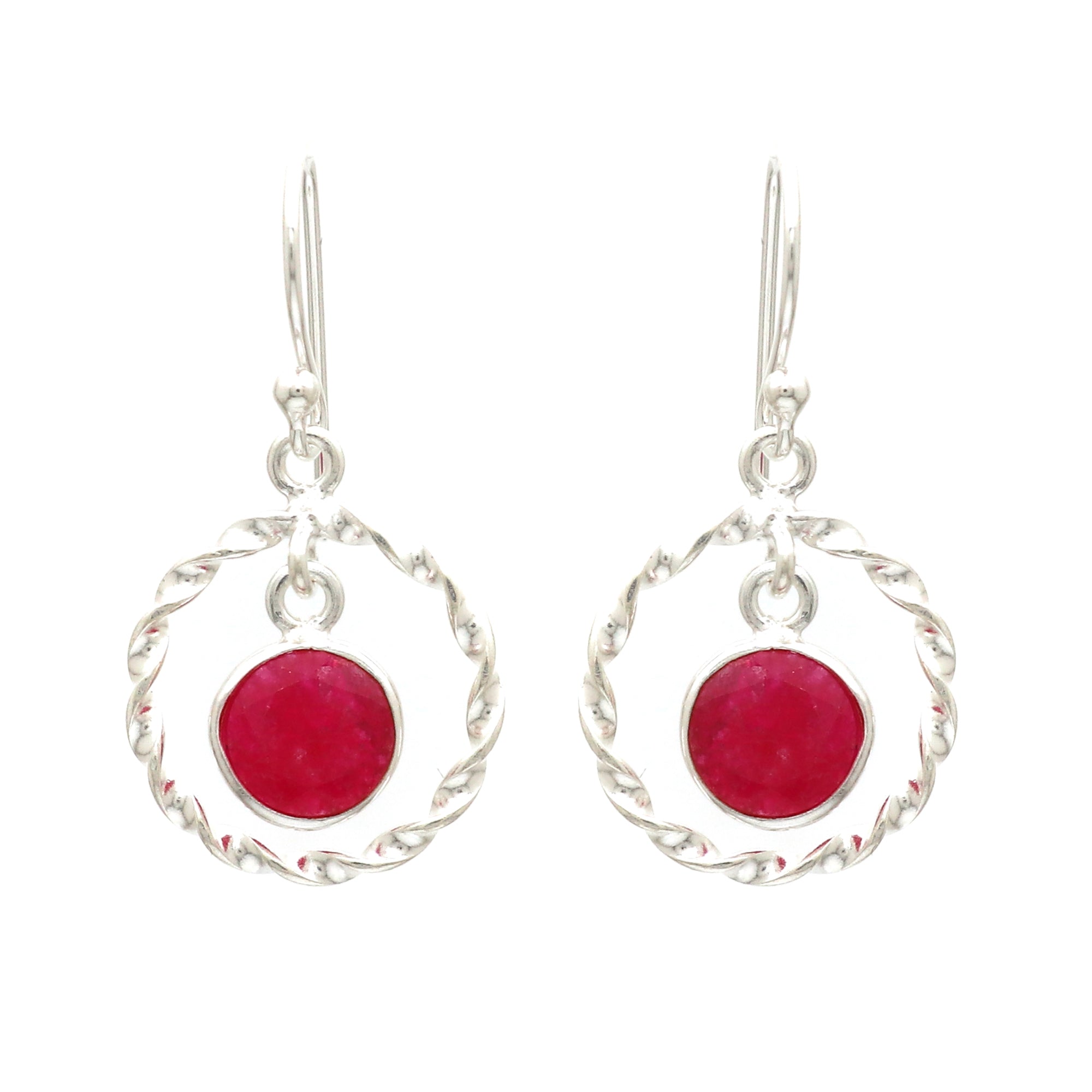 Twisted Round Earring
