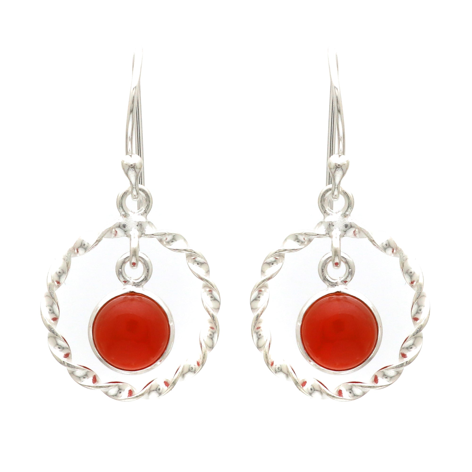 Twisted Round Earring