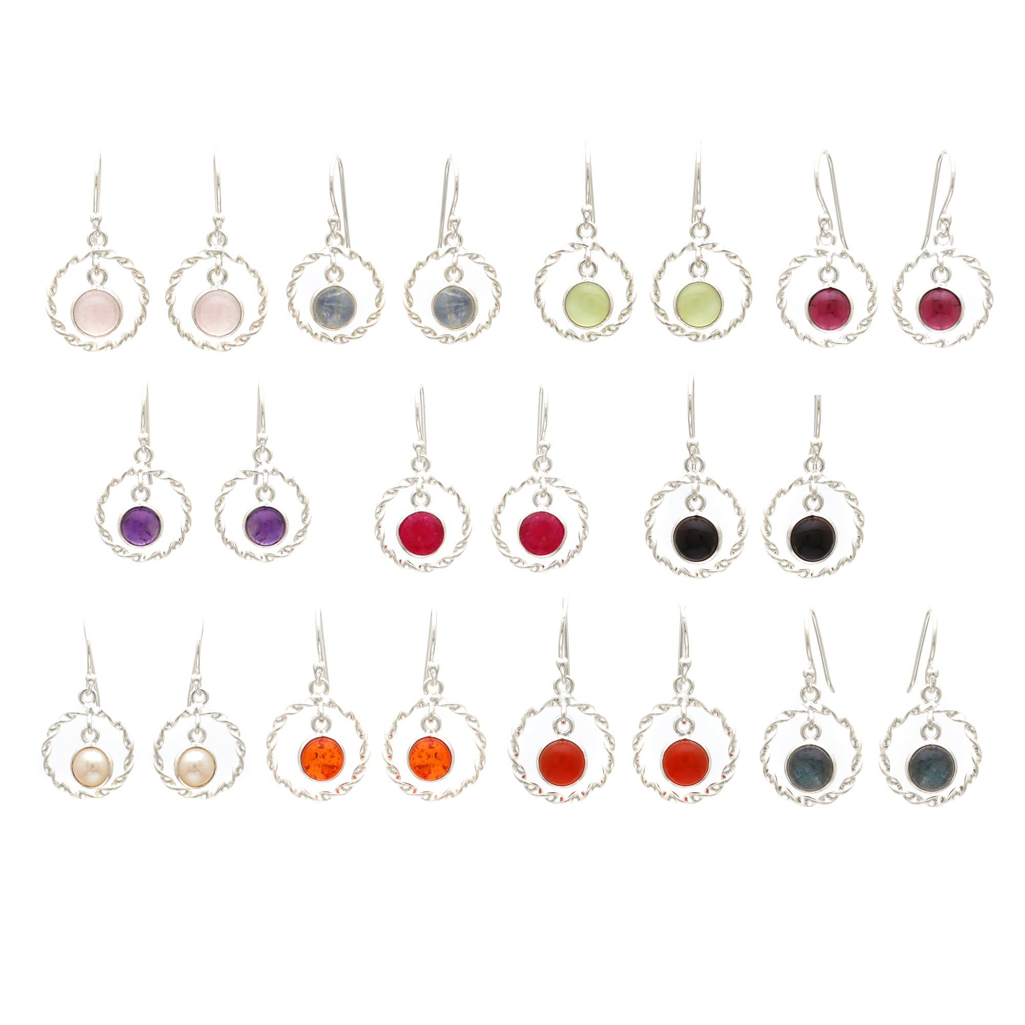 Twisted Round Earring