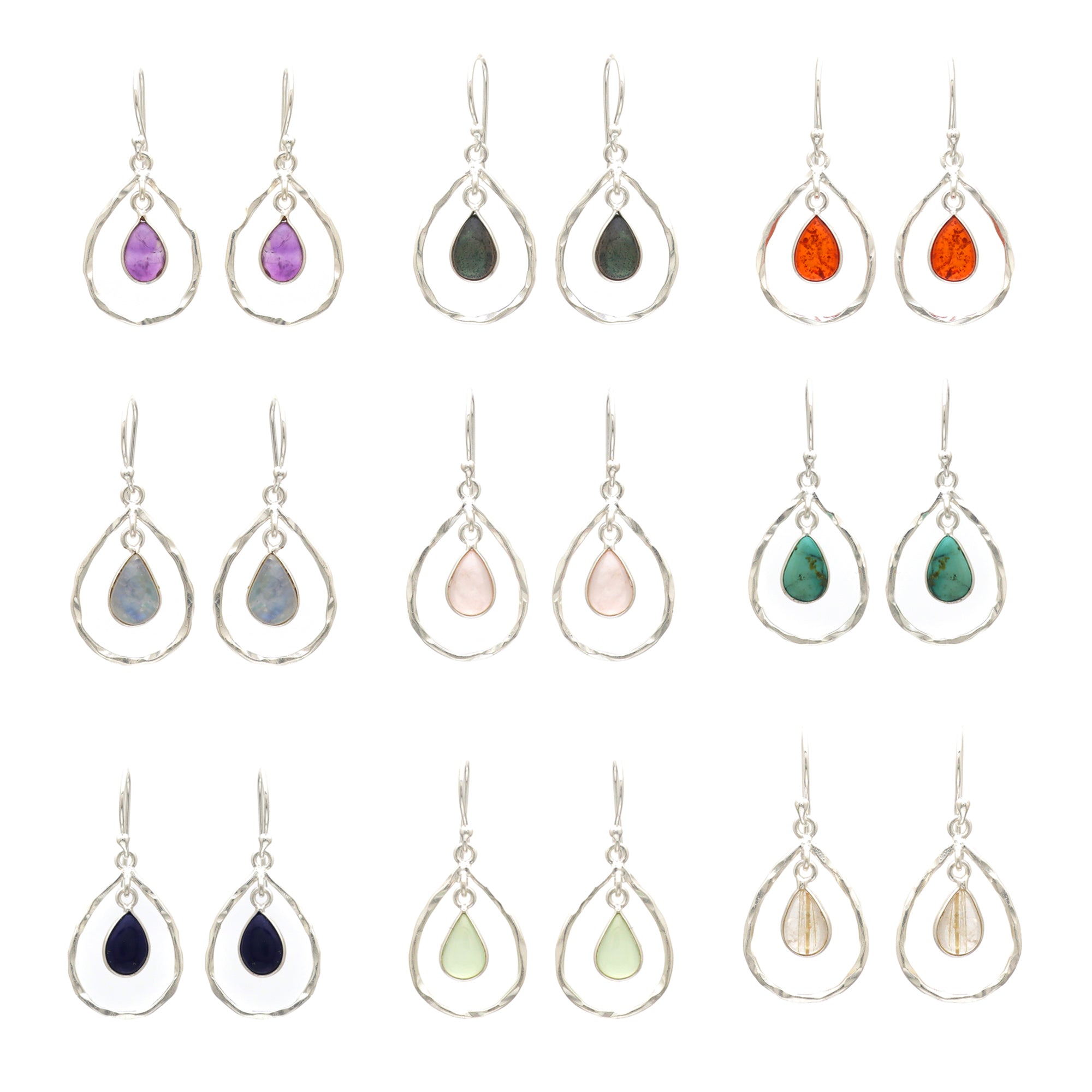 Twisted Pear Earring