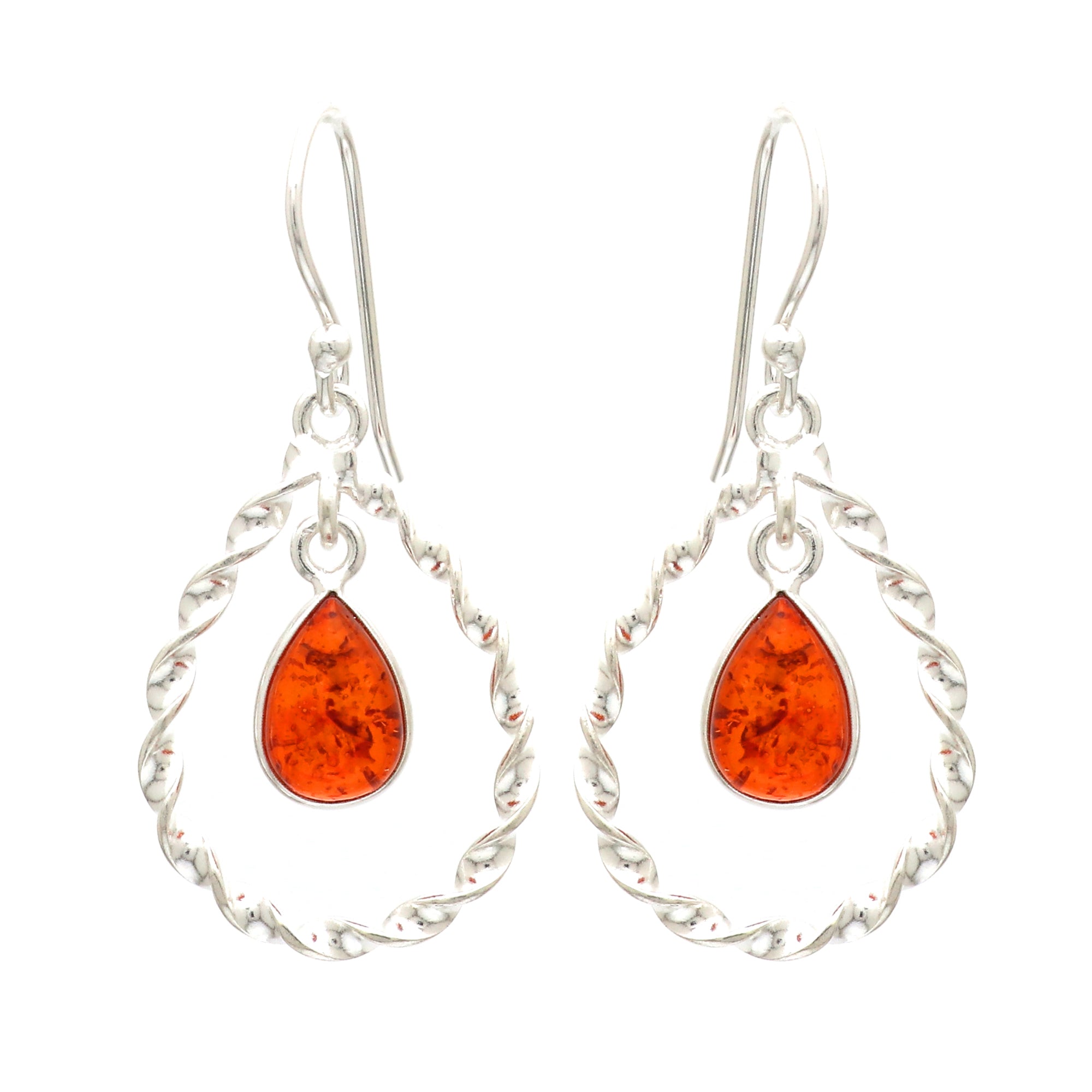 Twisted Pear Earring