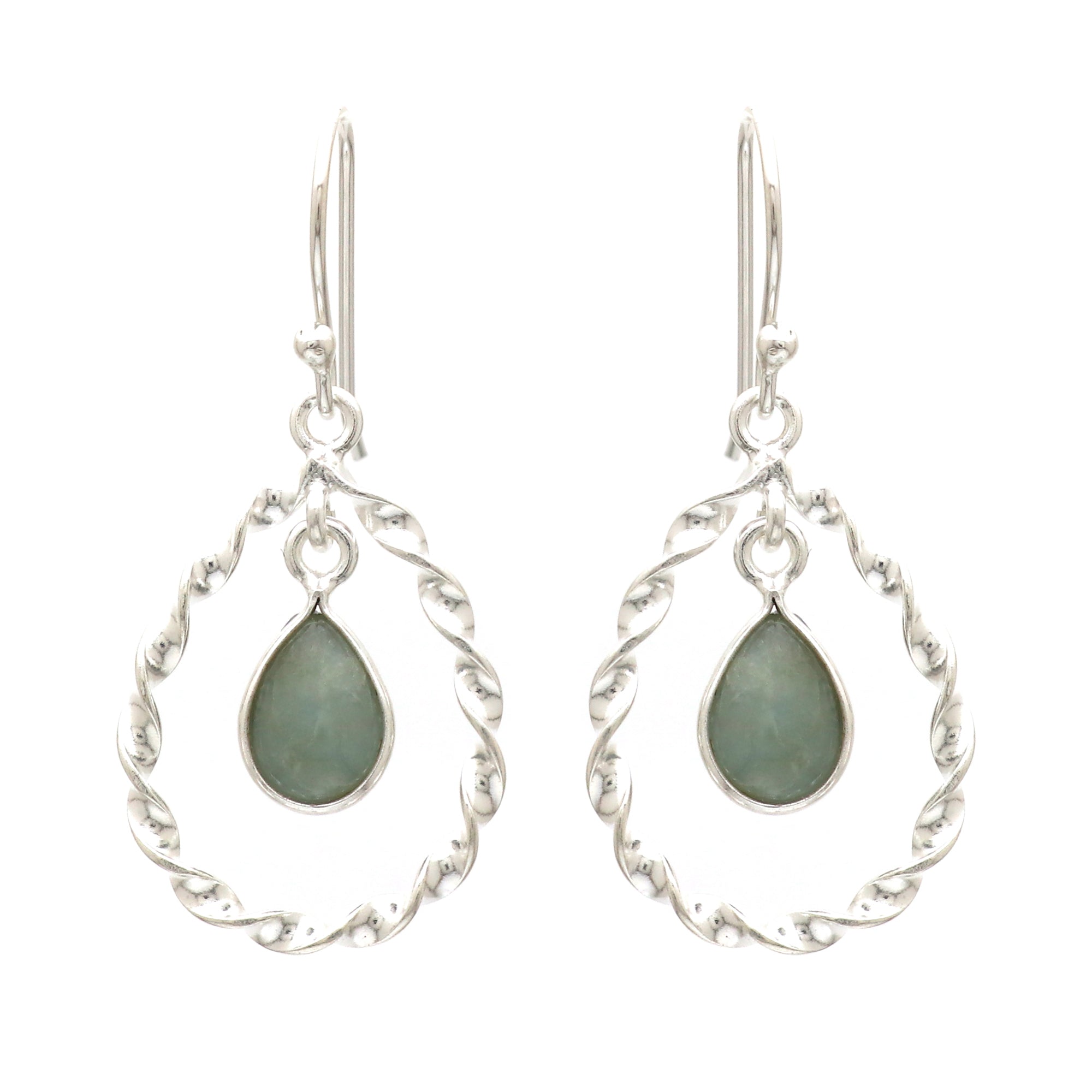 Twisted Pear Earring