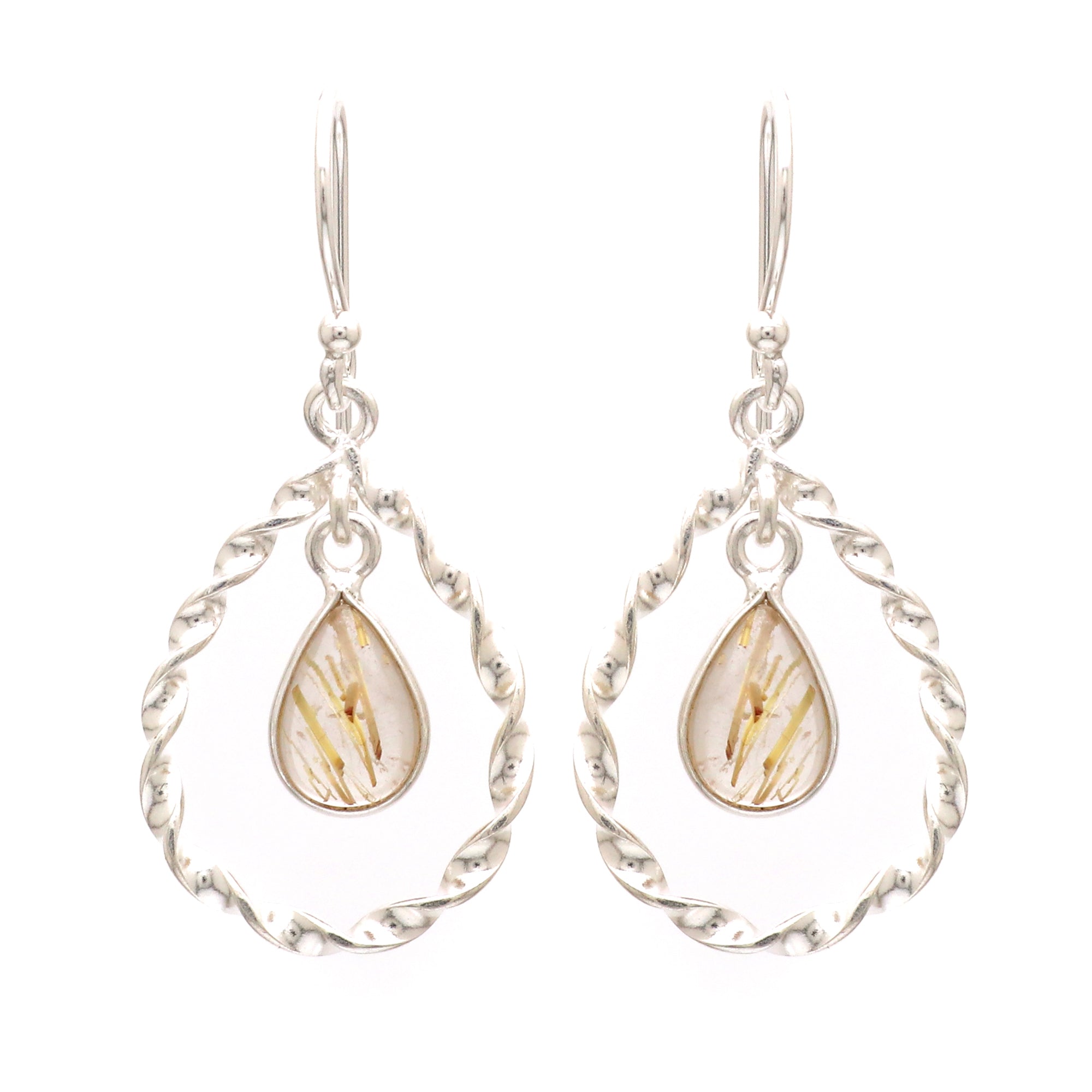 Twisted Pear Earring