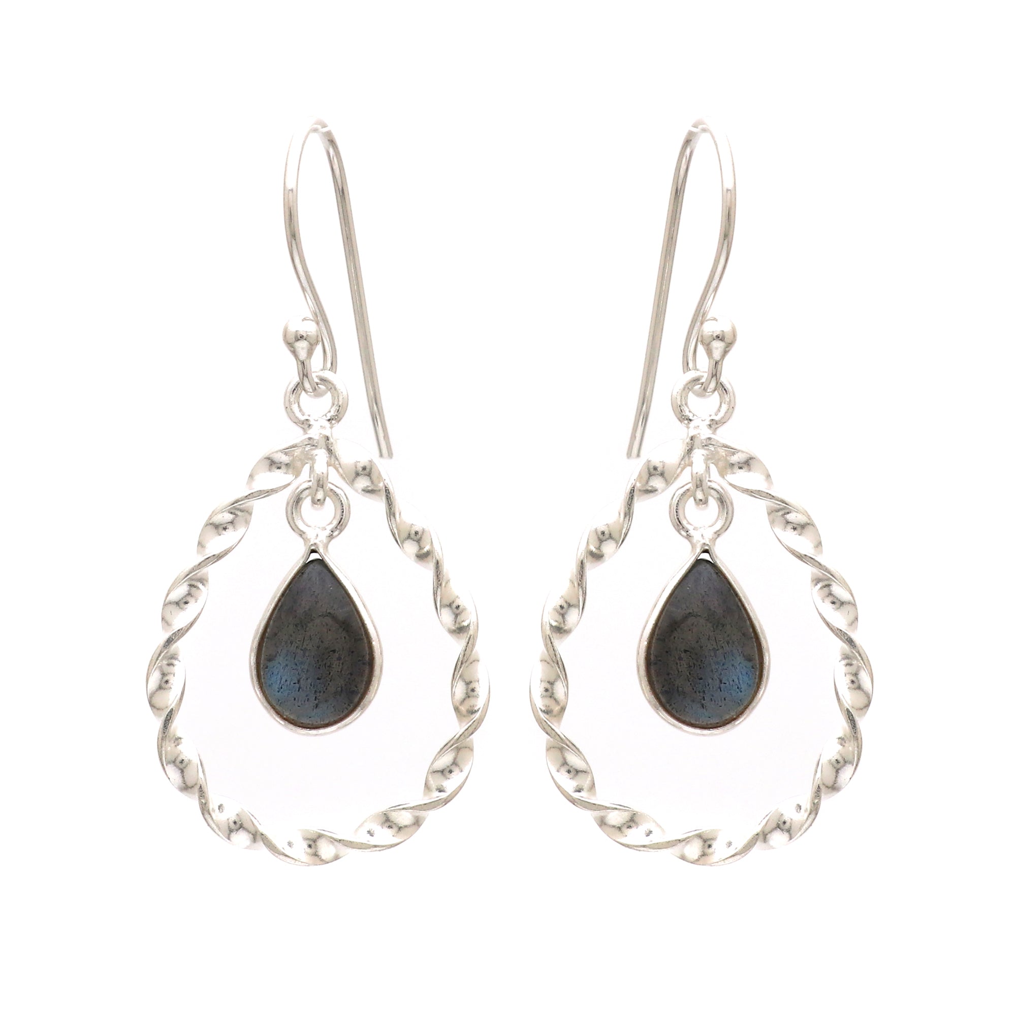 Twisted Pear Earring