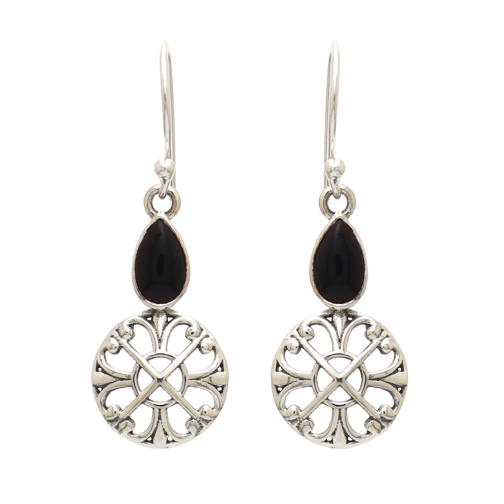 Halo Pear Earring
