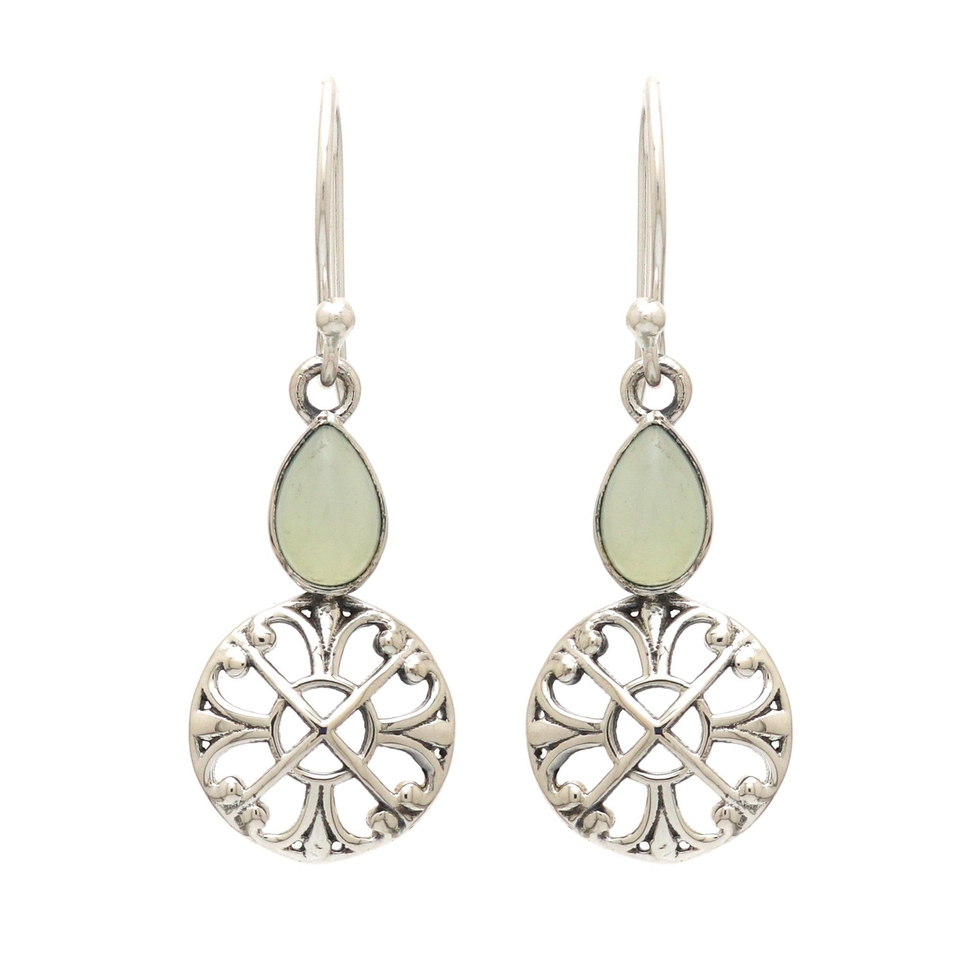 Halo Pear Earring