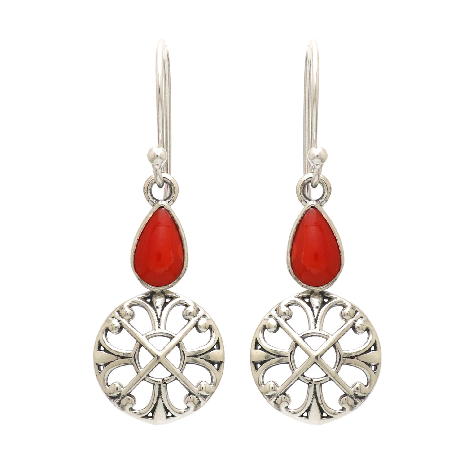 Halo Pear Earring