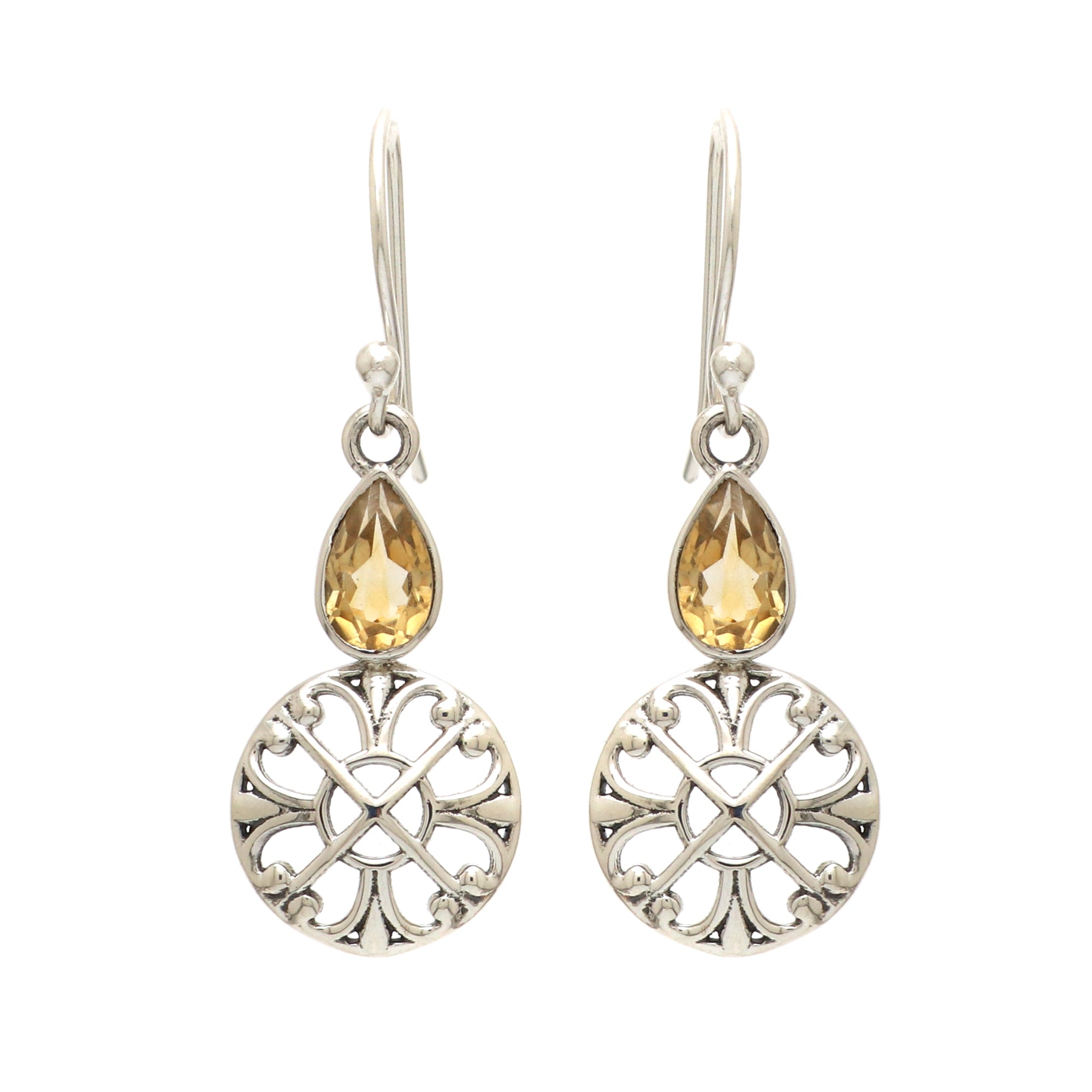 Halo Pear Earring