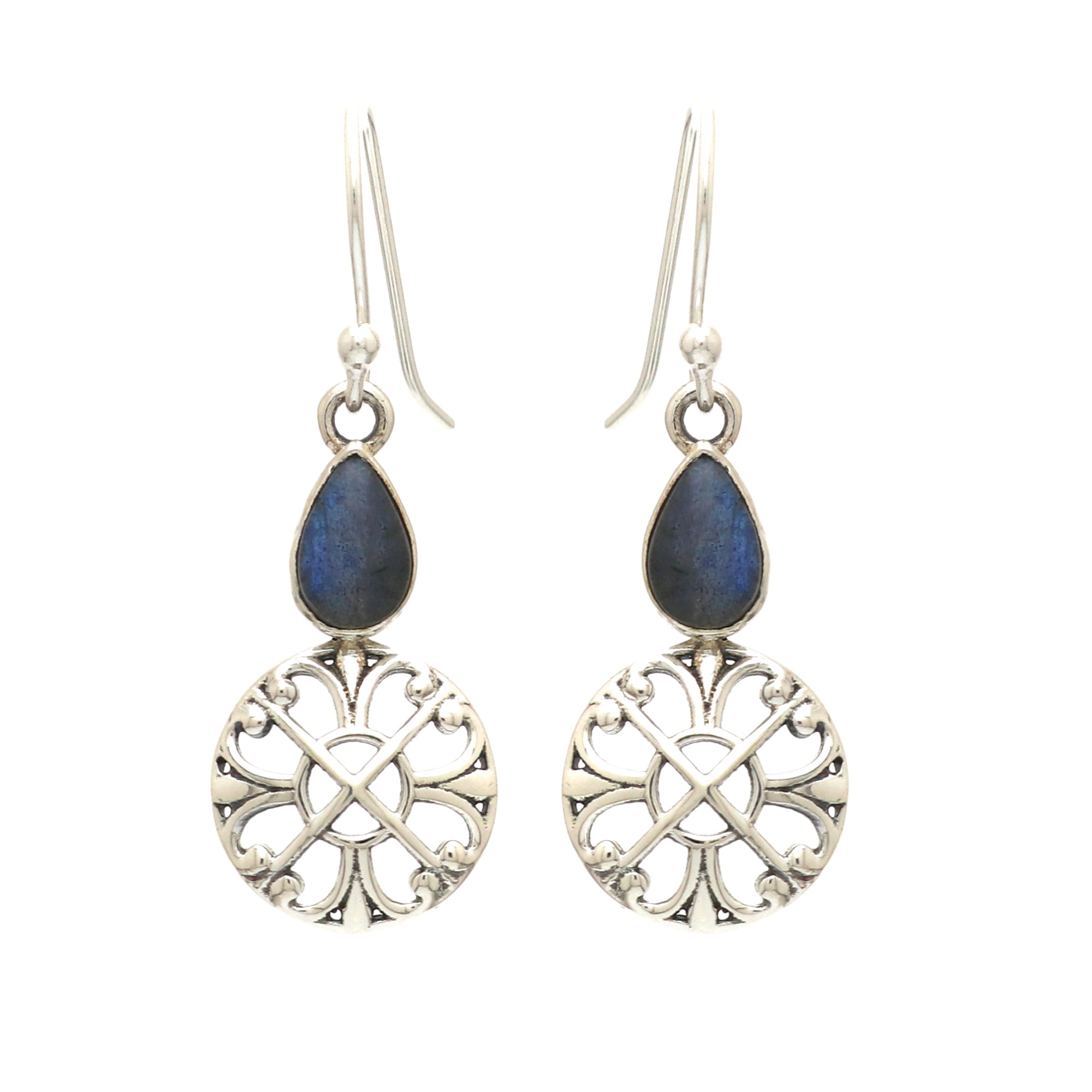 Halo Pear Earring