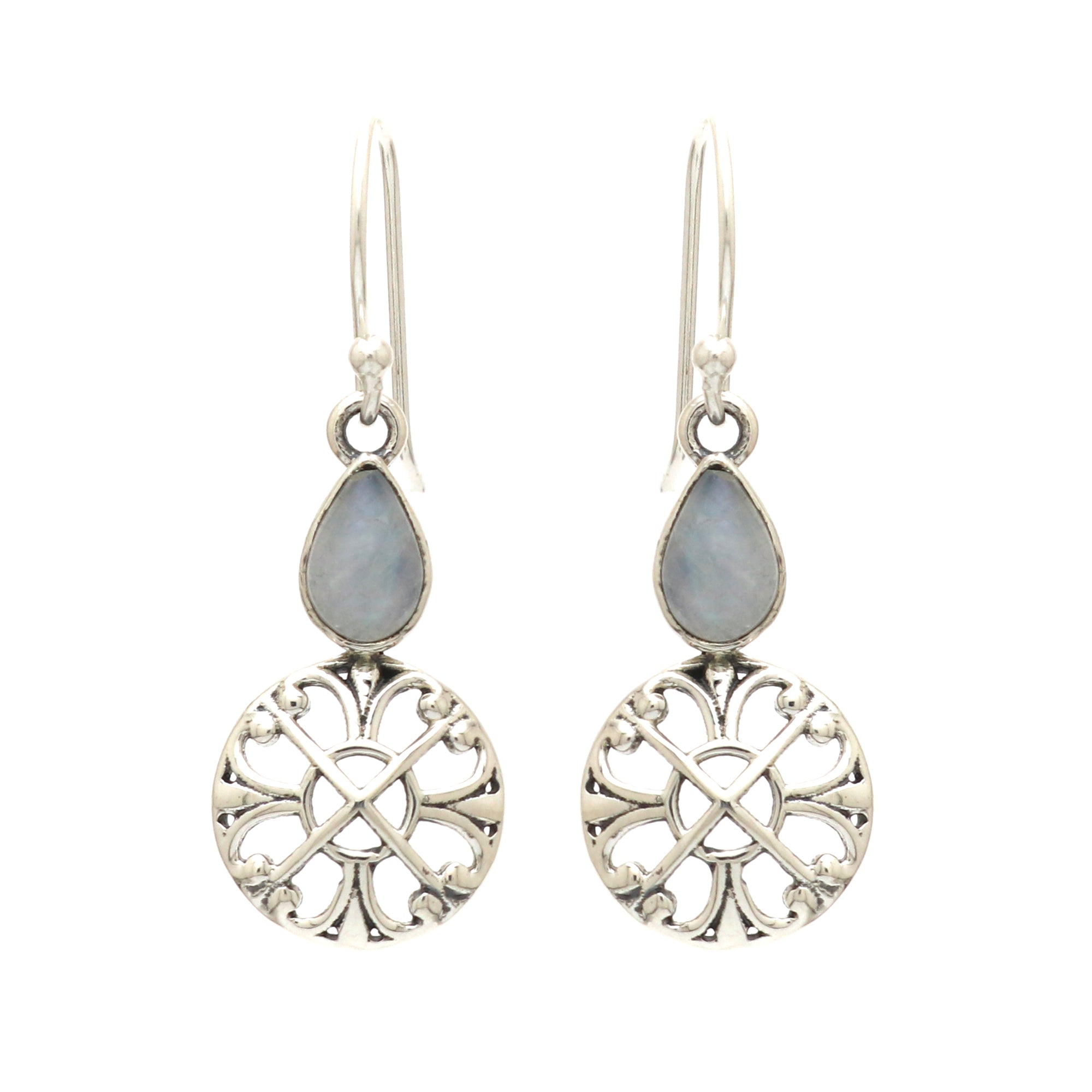 Halo Pear Earring