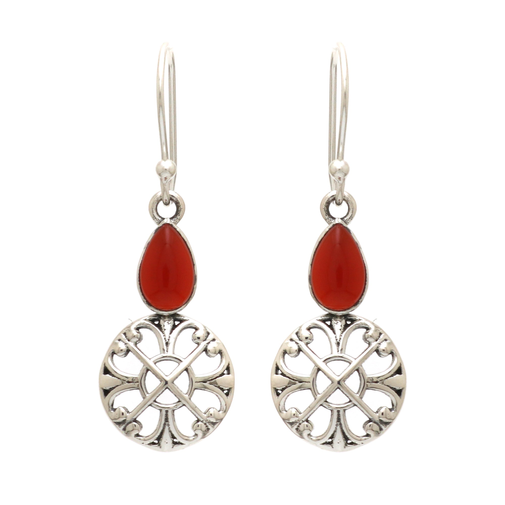 Halo Pear Earring