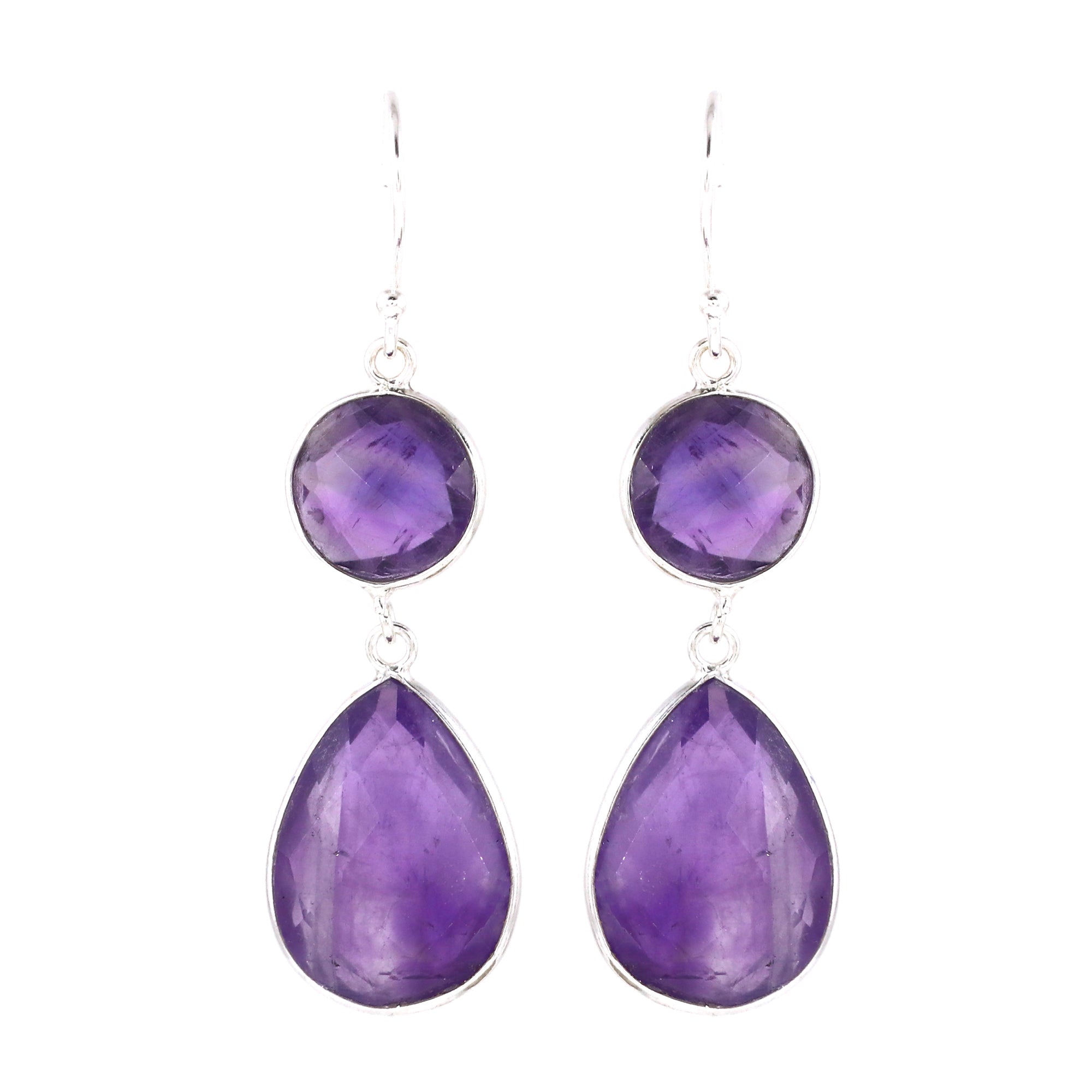 Natural Sterling Silver 925 Handmade Earring